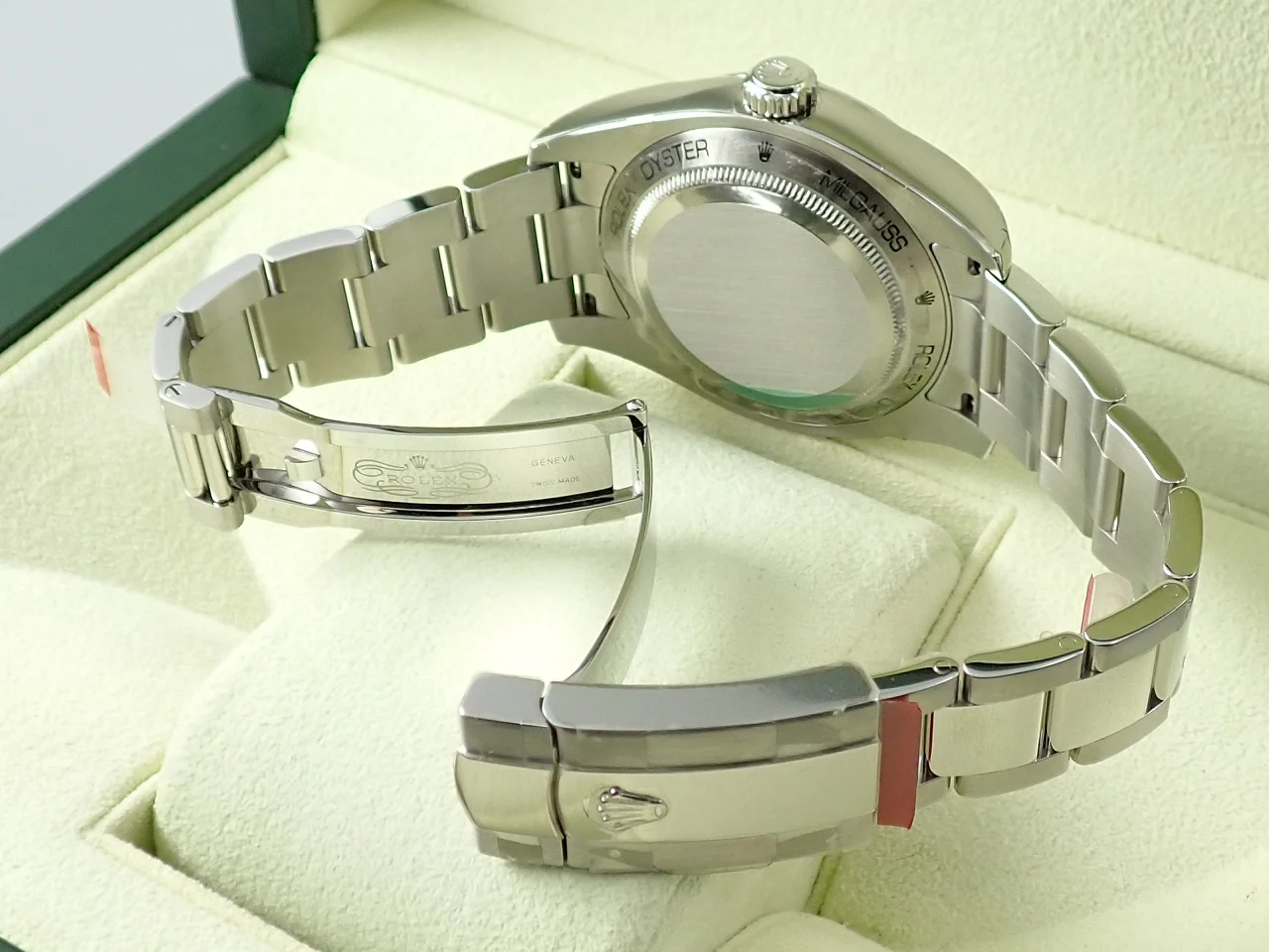 ロレックス ミルガウス Ref.116400 ステンレススチール ホワイト文字盤 - Image 7