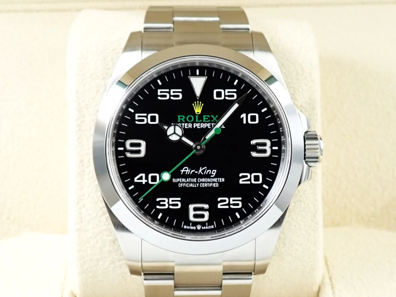 ロレックス エアキング Ref.126900 ステンレススチール ブラック文字盤 - Image 2