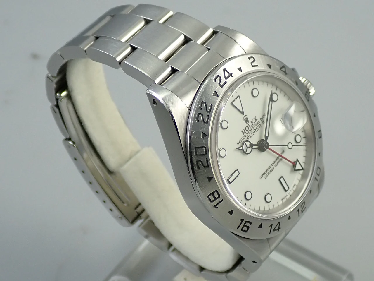 ロレックス エクスプローラーII Ref.16570 ステンレススチール ホワイト文字盤 - Image 5