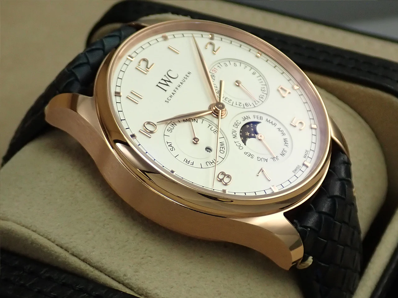 IWC ポルトギーゼ パーペチュアル カレンダー 42 Ref.IW344202 シルバー文字盤 美品 K495R89T - Image 5