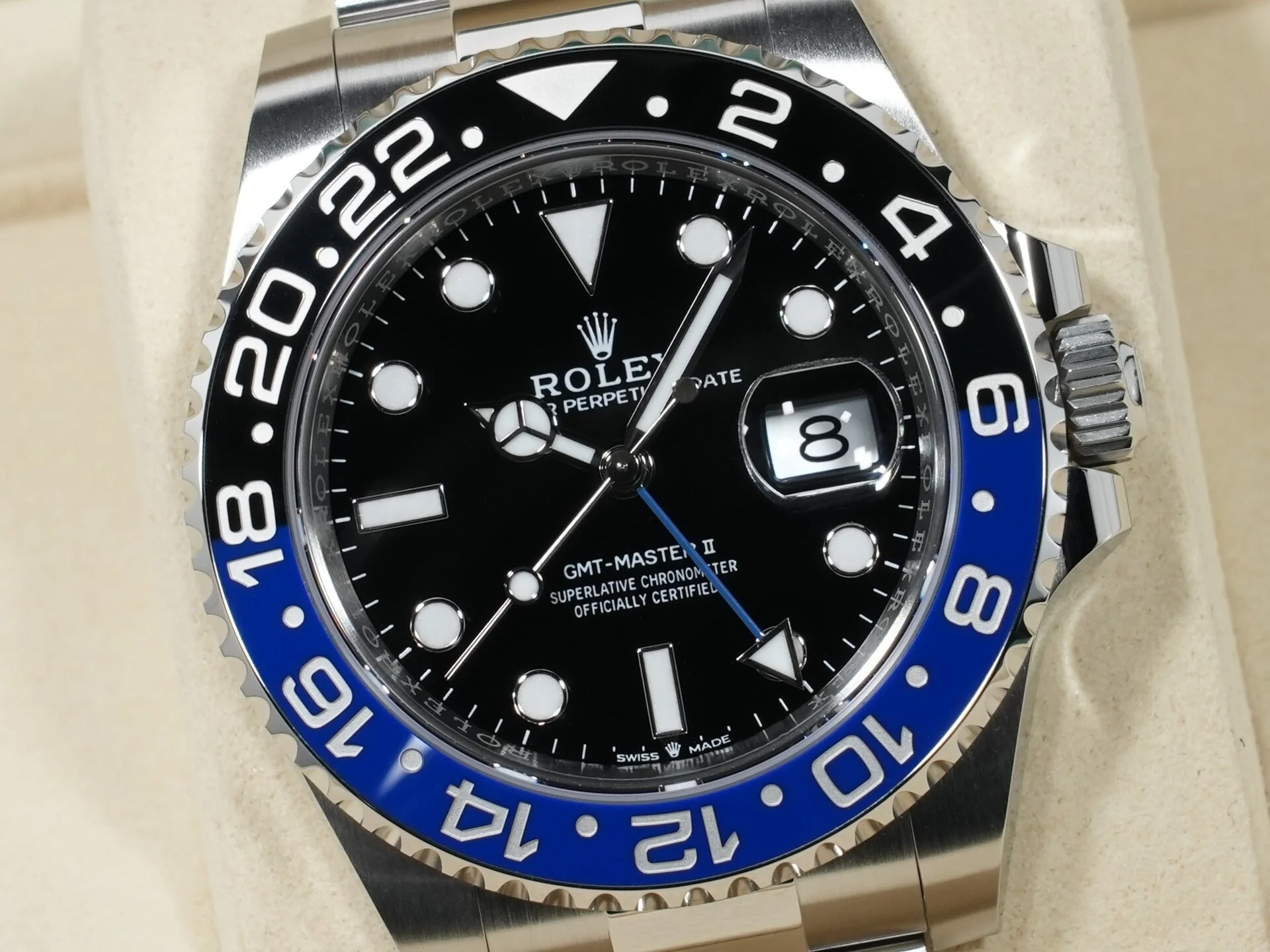 ロレックス GMTマスターII Ref.126710BLNR ステンレススチール ブラック文字盤 オイスターブレスレット 未使用 k6h9ehwf - Image 3