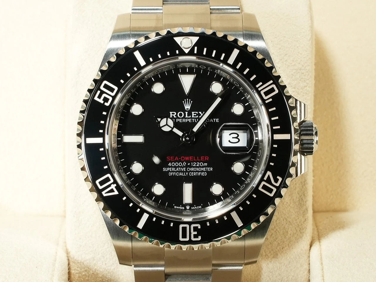 ロレックス シードゥエラー Ref.126600 ステンレススチール ブラック文字盤 - Image 2