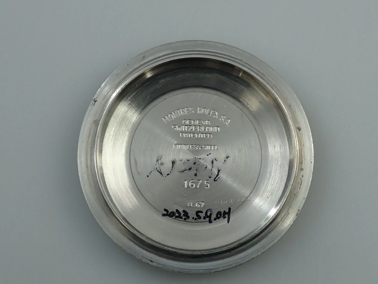 ロレックス GMTマスター Ref.1675 ステンレススチール ブラック文字盤 オイスターブレスレット 中古 K70V8347 - Image 14