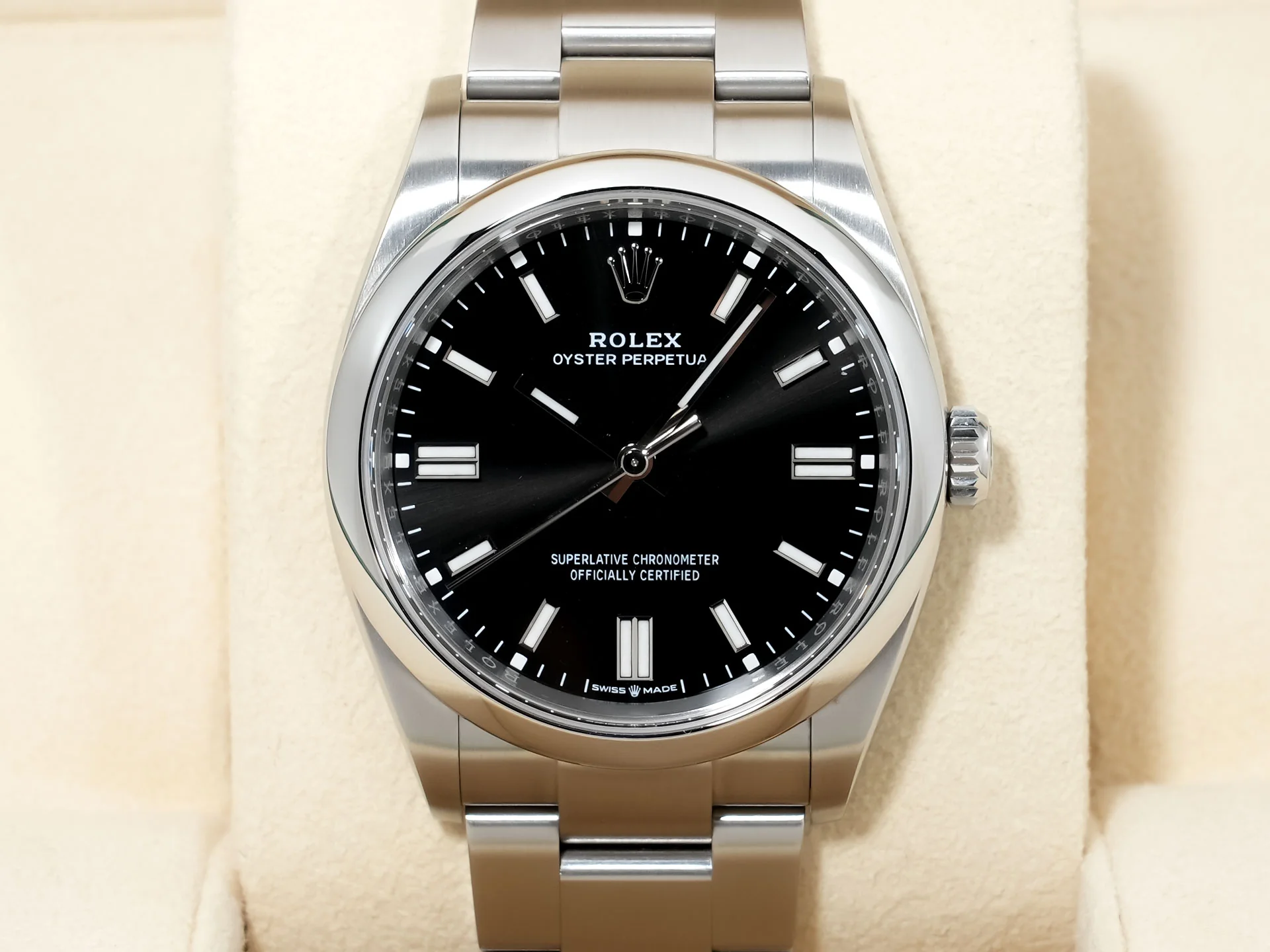 ロレックス オイスターパーペチュアル36 Ref.126000 ステンレススチール ブラック文字盤 美中古 kby8r64r - Image 2