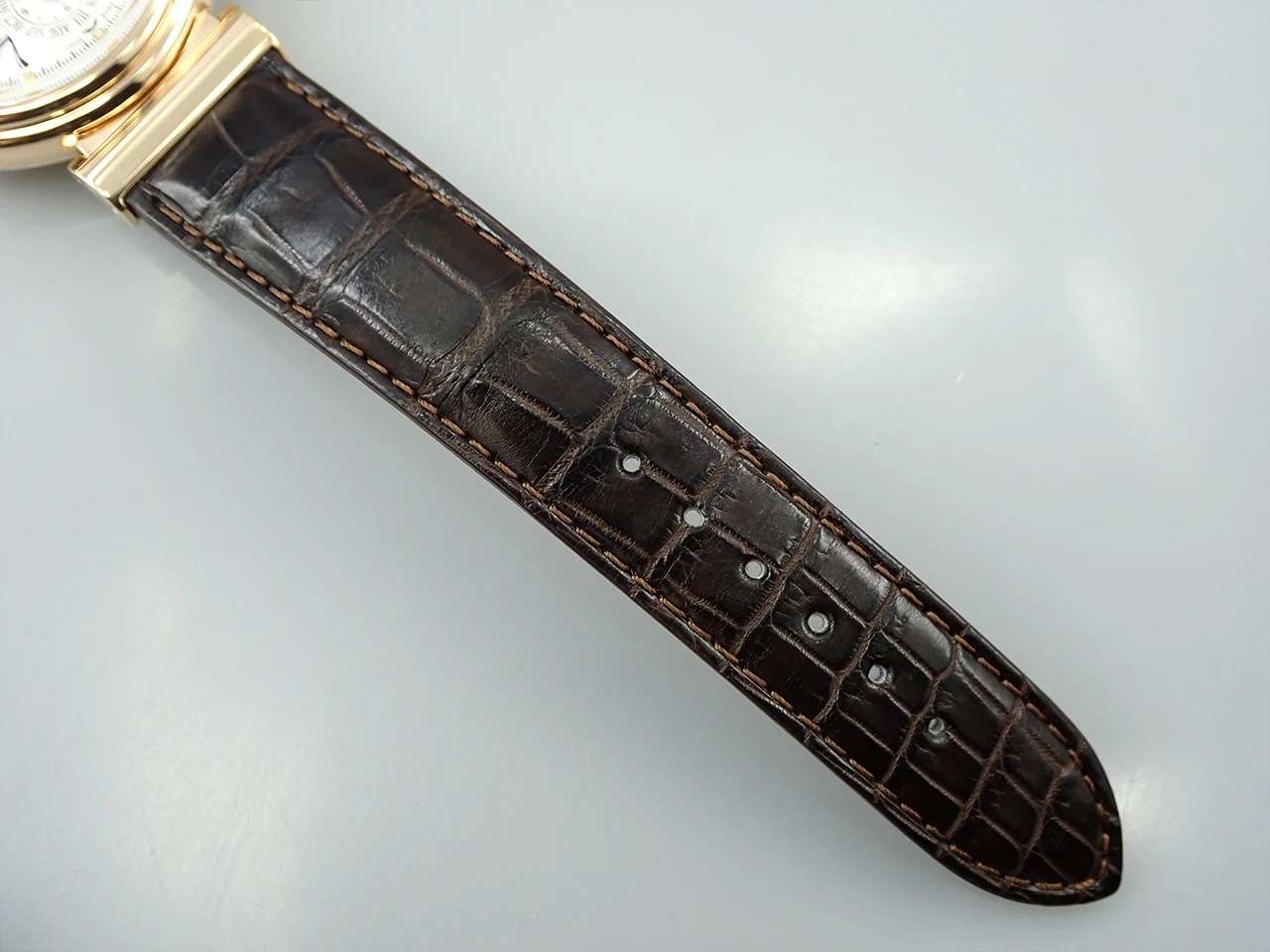 IWC ダ ヴィンチ パーペチュアルカレンダー クロノグラフ ラトラパンテ Ref.3754-003 ホワイト文字盤 中古 KF552710 - Image 10