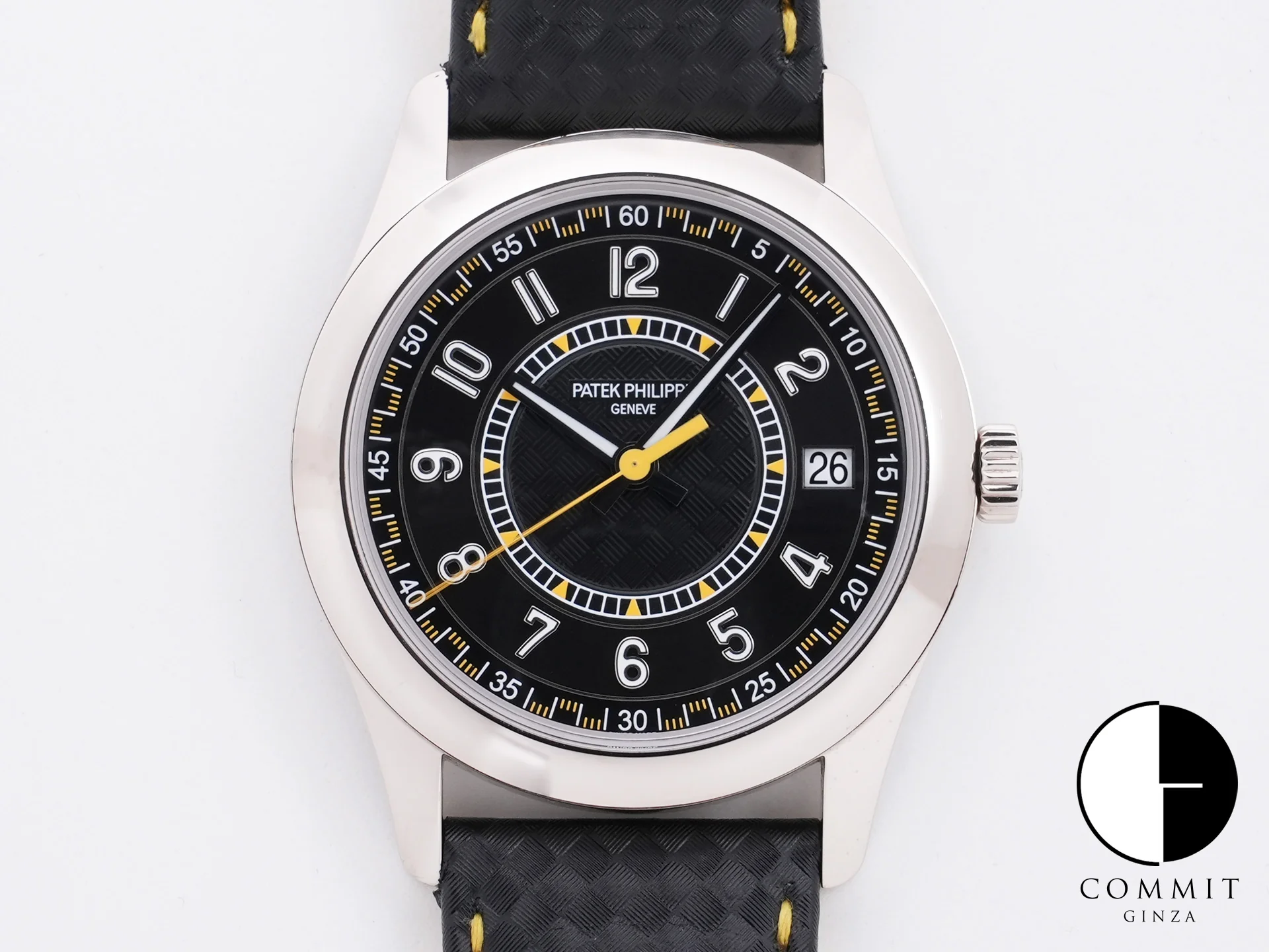 パテックフィリップ カラトラバ Ref.6007G-001 ホワイトゴールド エボニーブラック文字盤