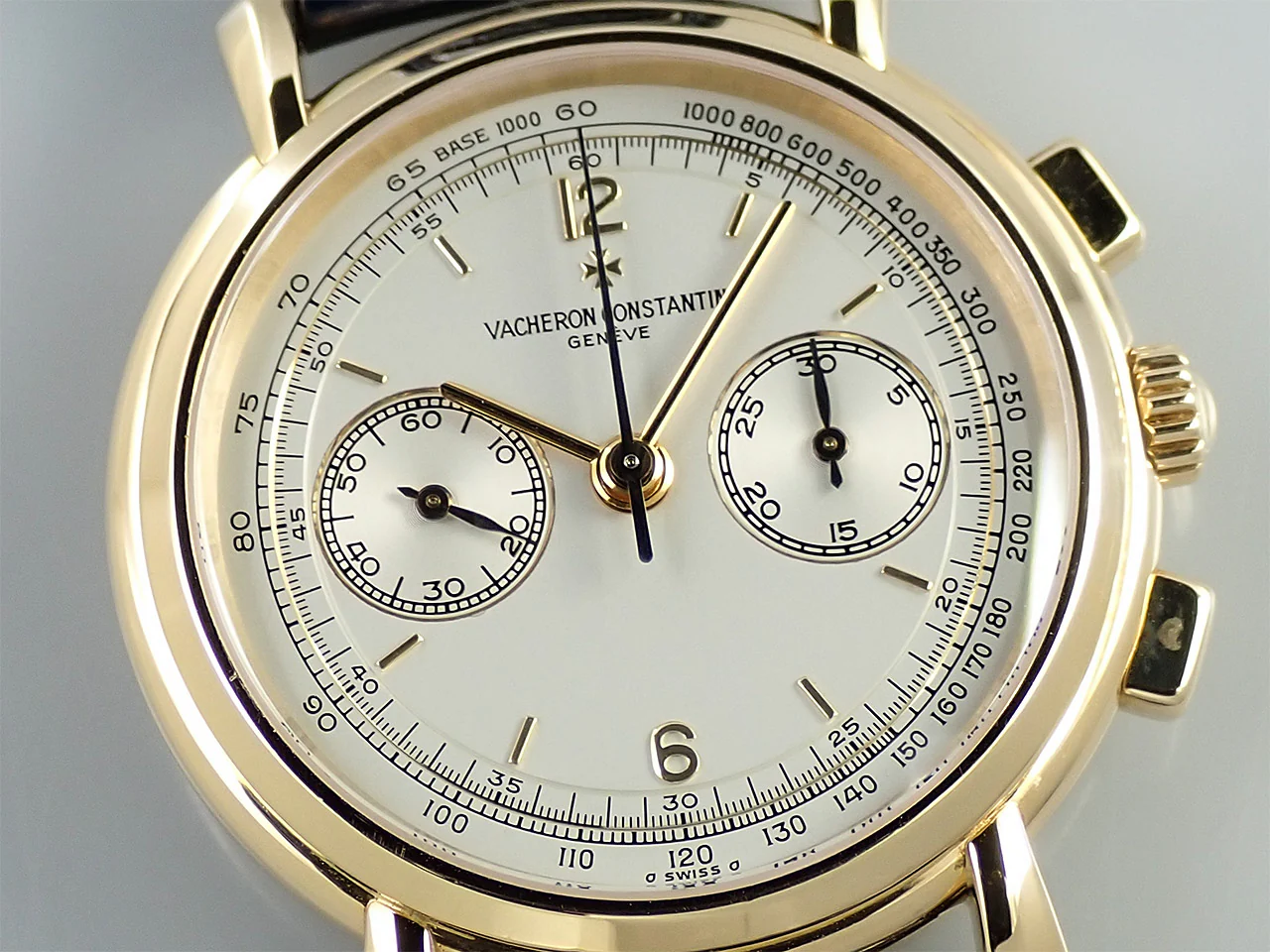 ヴァシュロンコンスタンタン ヒストリカル クロノグラフ Ref.47101/000J-4 シルバー文字盤 中古 KHRF2448 - Image 3