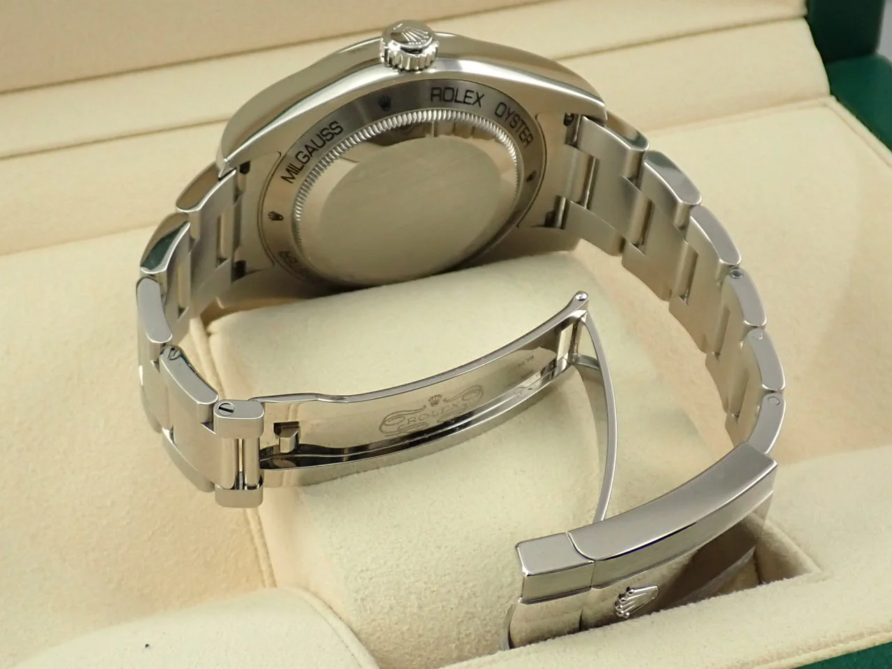 ロレックス ミルガウス Ref.116400GV ステンレススチール Zブルー文字盤 - Image 8
