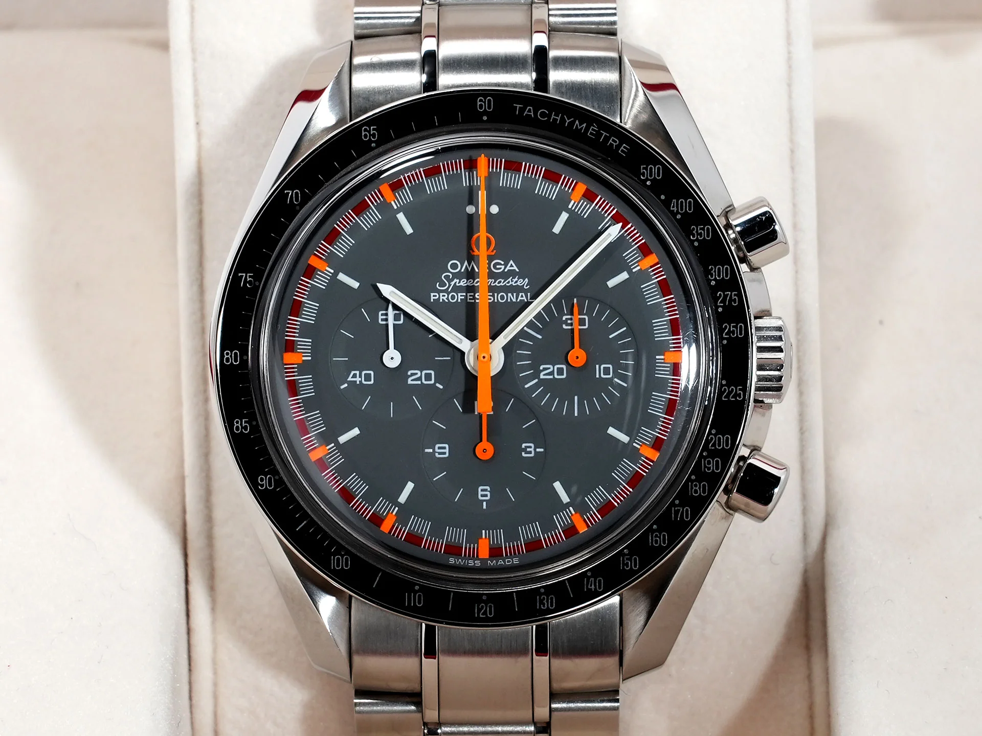 オメガ スピードマスター プロフェッショナル レーシング Ref.3570.40 ステンレススチール グレー文字盤 美中古 kp79bkpt - Image 2