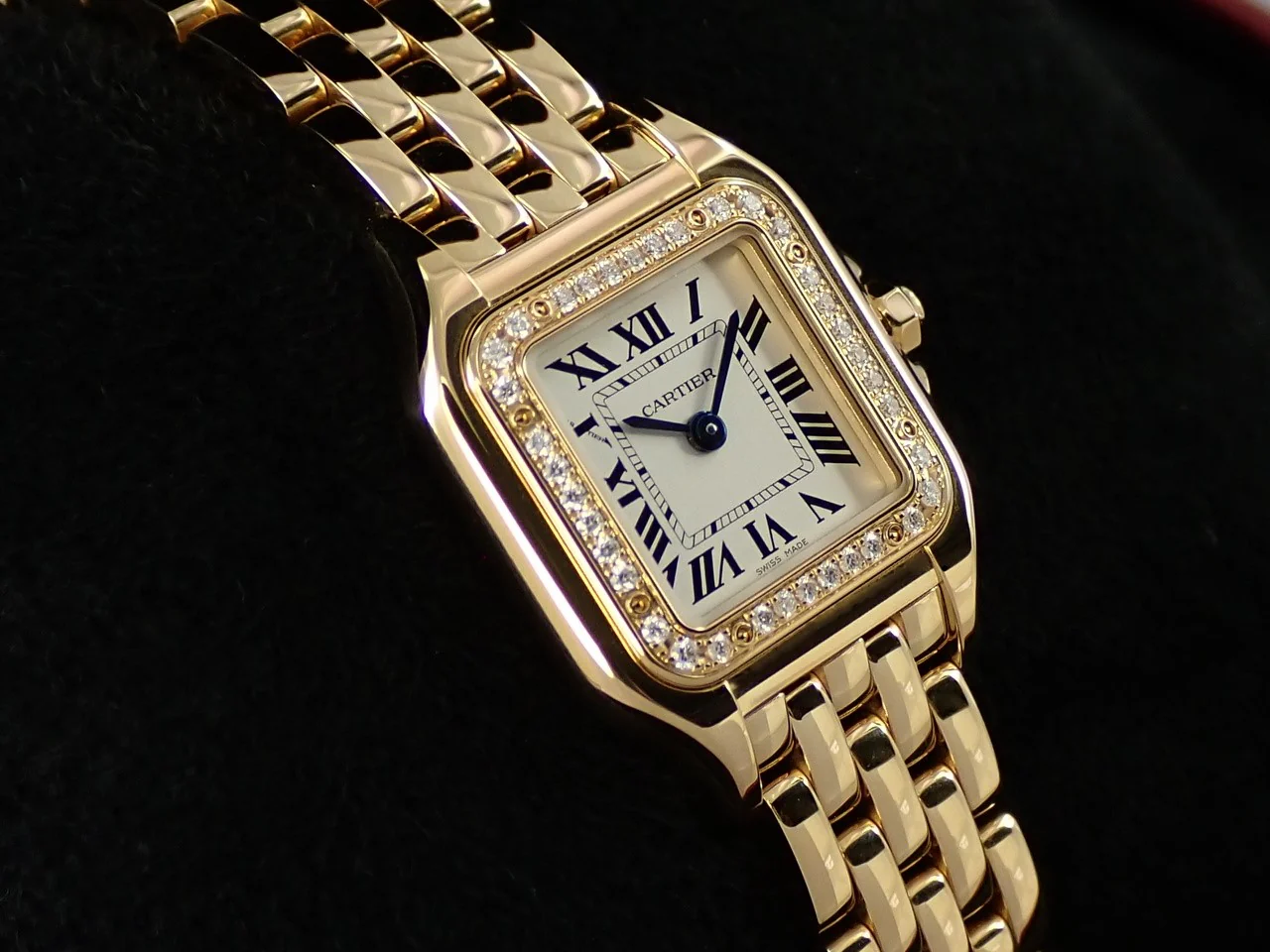 カルティエ パンテール ドゥ カルティエ SM Ref.WJPN0015 シルバー文字盤 美品 KR4ZF24W - Image 4