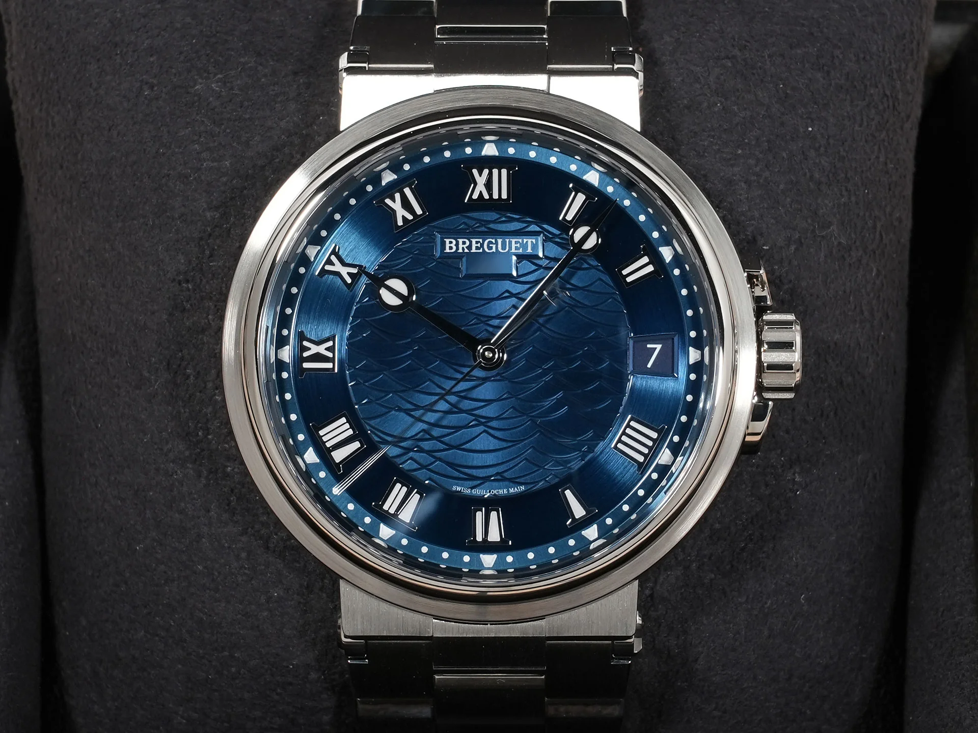 ブレゲ マリーン Ref.5517BB/Y2/BZ0 ホワイトゴールド ブルー文字盤 美品 ksd9geh8 - Image 2
