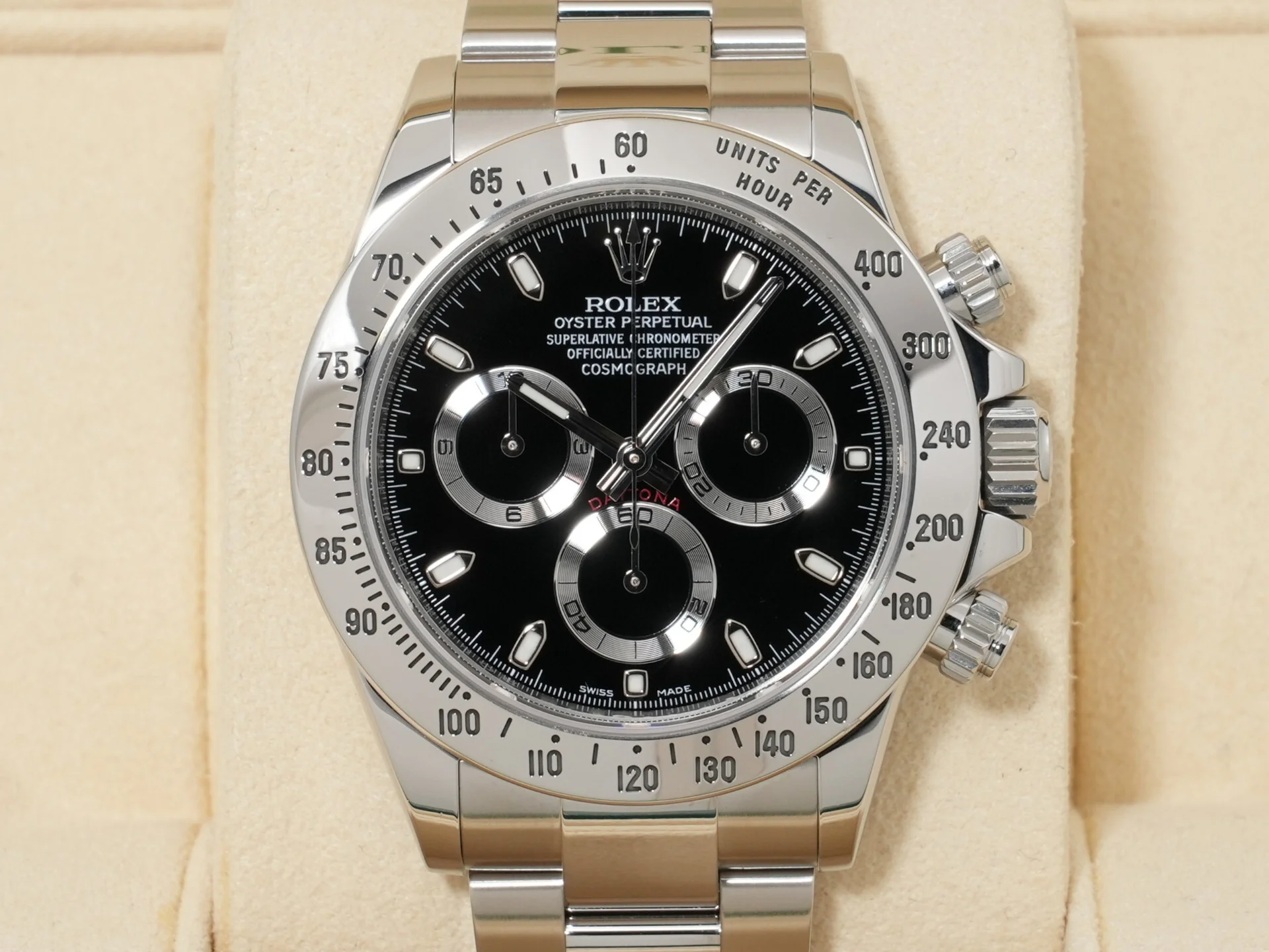 ロレックス デイトナ Ref.116520 ステンレススチール ブラック文字盤 美品 kuc3zc42 - Image 2