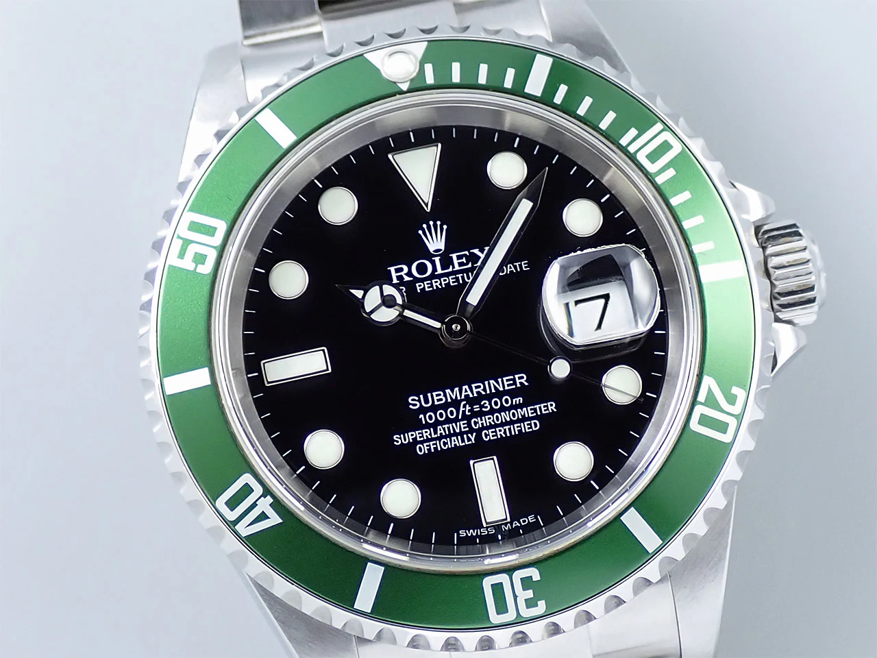 ロレックス サブマリーナー デイト Ref.16610LV ステンレススチール ブラック文字盤 - Image 3