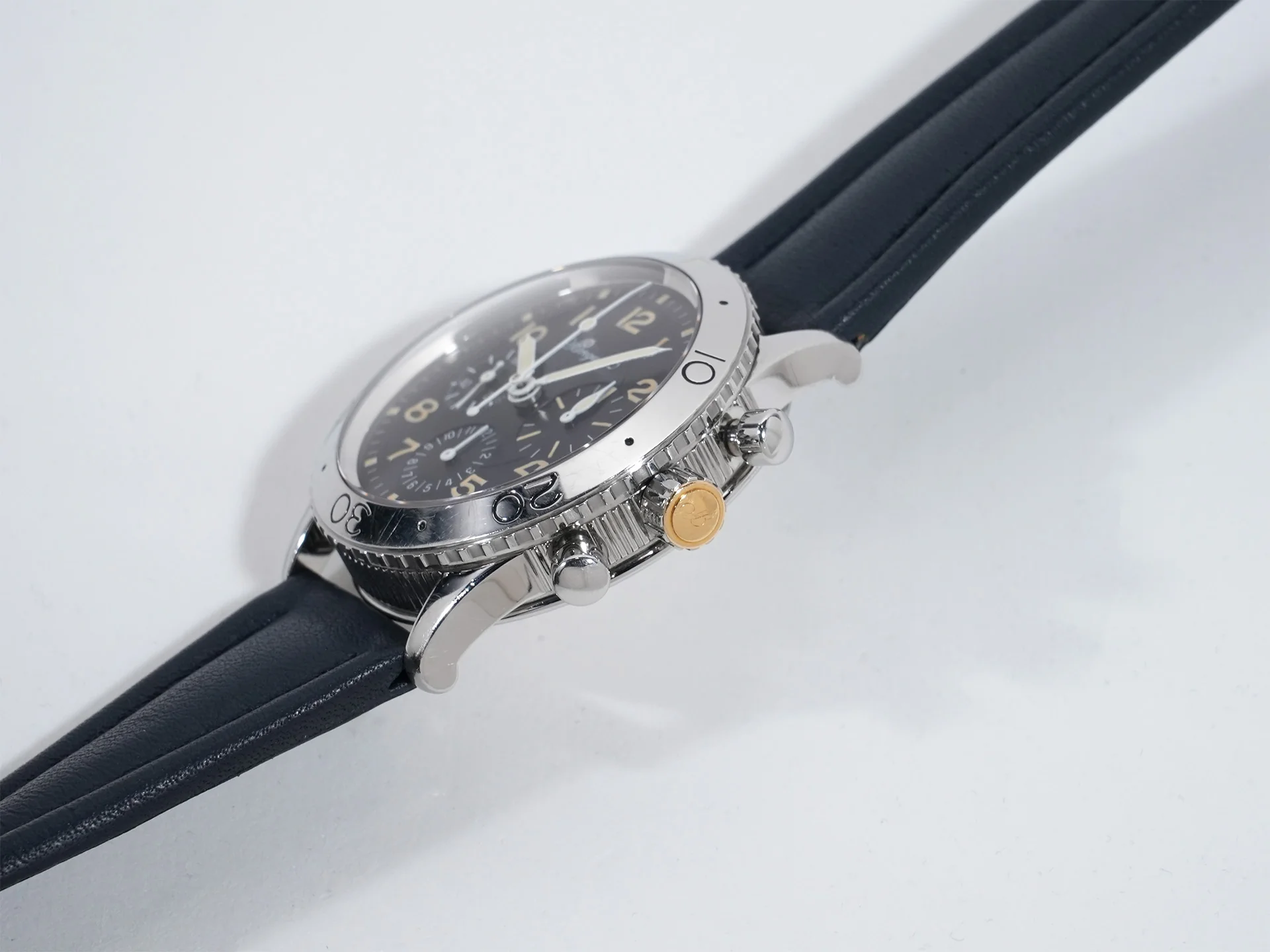 ブレゲ アエロナバル フライバッククロノグラフ Ref.3800ST/92/3W6 ステンレススチール ブラック文字盤 中古 kwqznyfd - Image 4