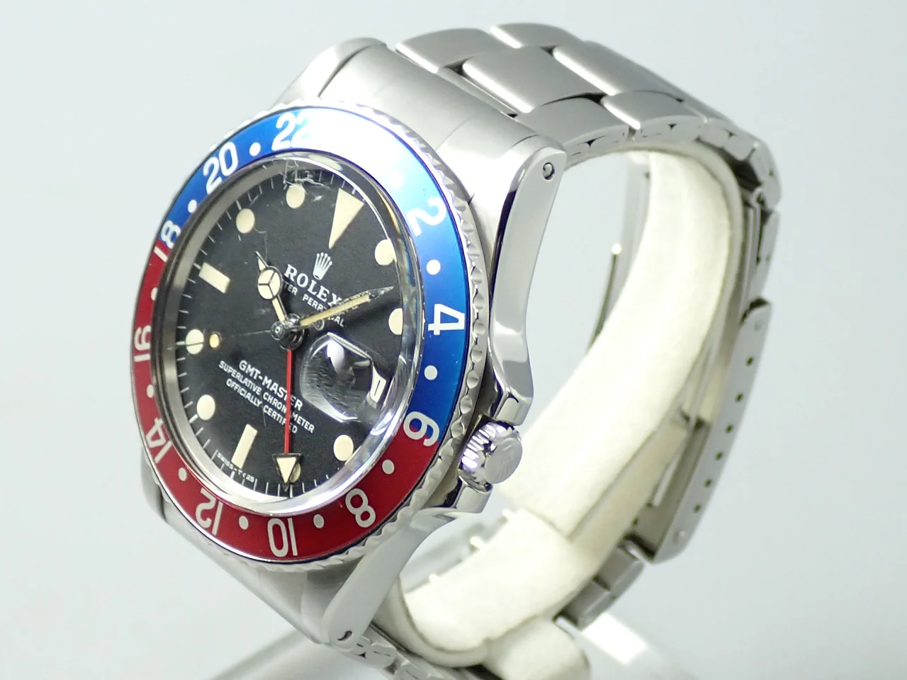 ロレックス GMTマスター Ref.1675 ステンレススチール ブラック文字盤 オイスターブレスレット - Image 4