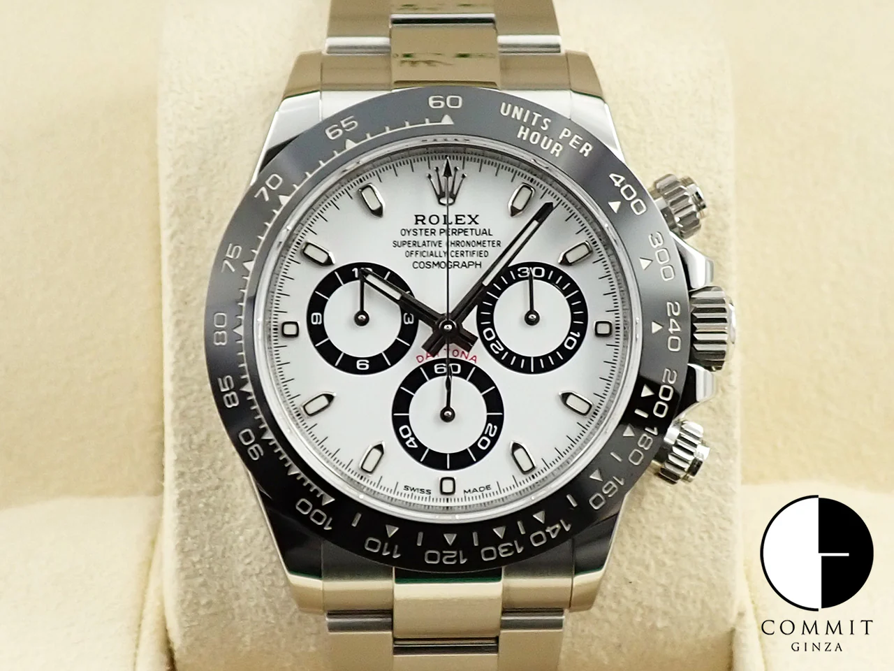 ロレックス デイトナ Ref.116500LN ステンレススチール ホワイト文字盤