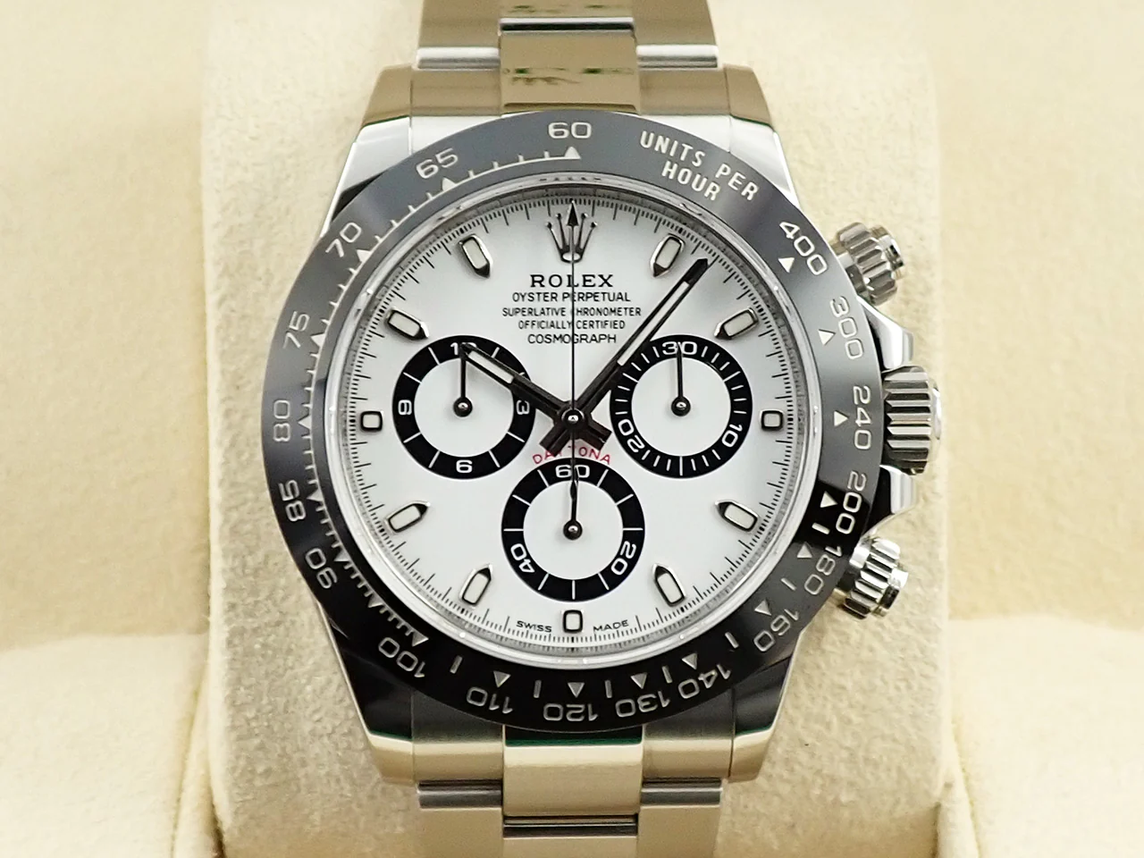 ロレックス デイトナ Ref.116500LN ステンレススチール ホワイト文字盤 - Image 2