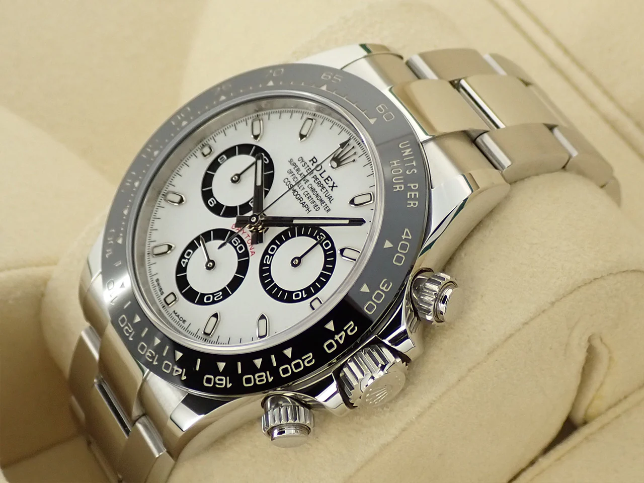 ロレックス デイトナ Ref.116500LN ステンレススチール ホワイト文字盤 - Image 4