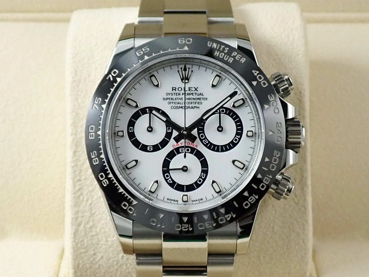 ロレックス デイトナ Ref.116500LN ステンレススチール ホワイト文字盤 - Image 2