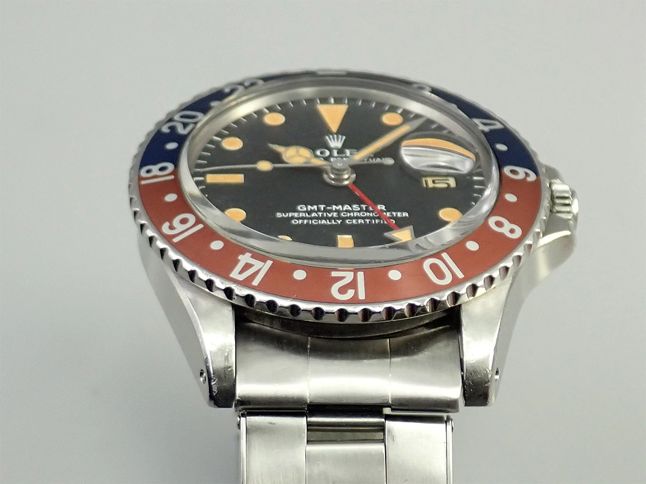 ロレックス GMTマスター Ref.1675 ステンレススチール ブラック文字盤 オイスターブレスレット - Image 6