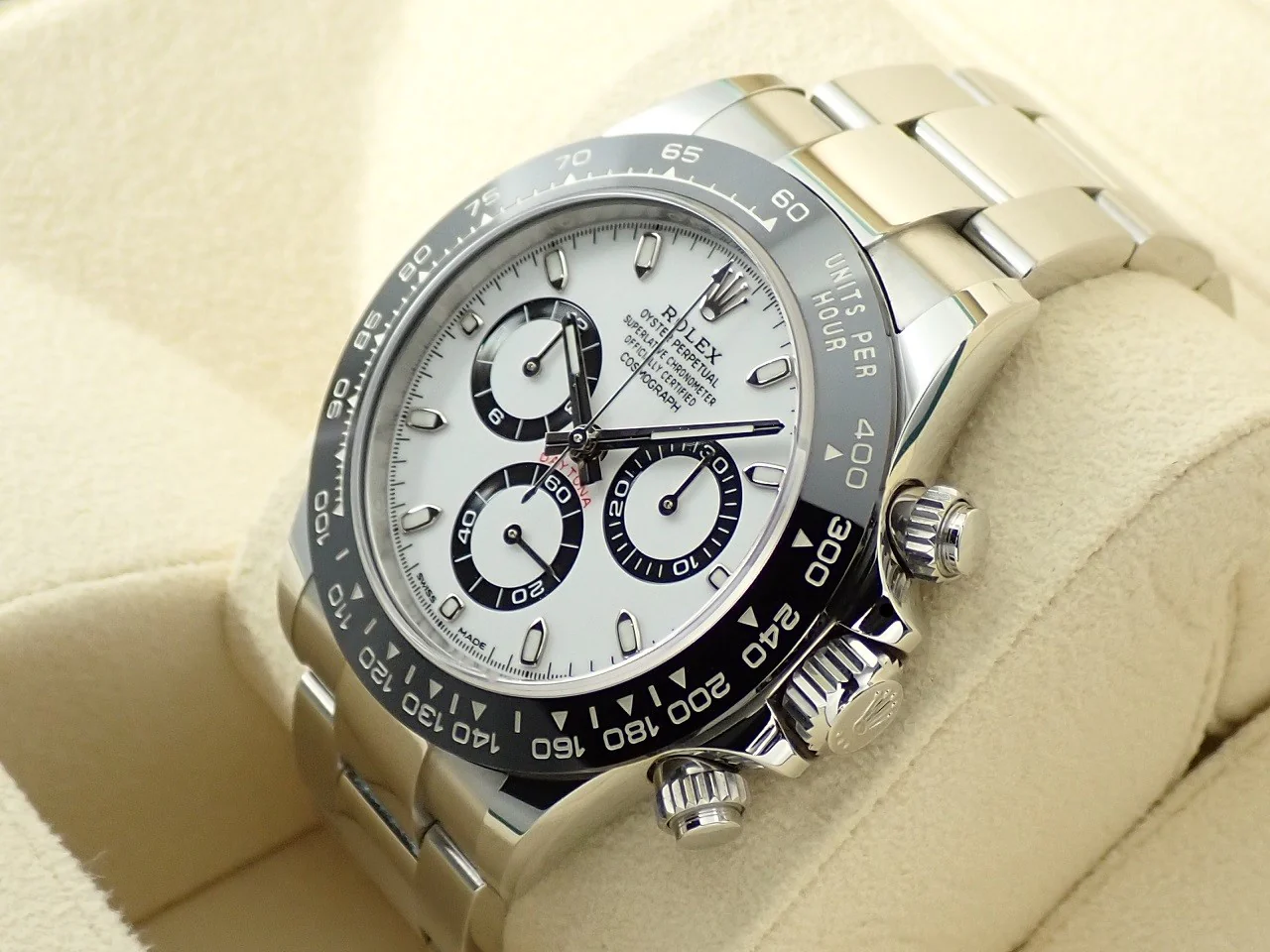 ロレックス デイトナ Ref.116500LN ステンレススチール ホワイト文字盤 - Image 4