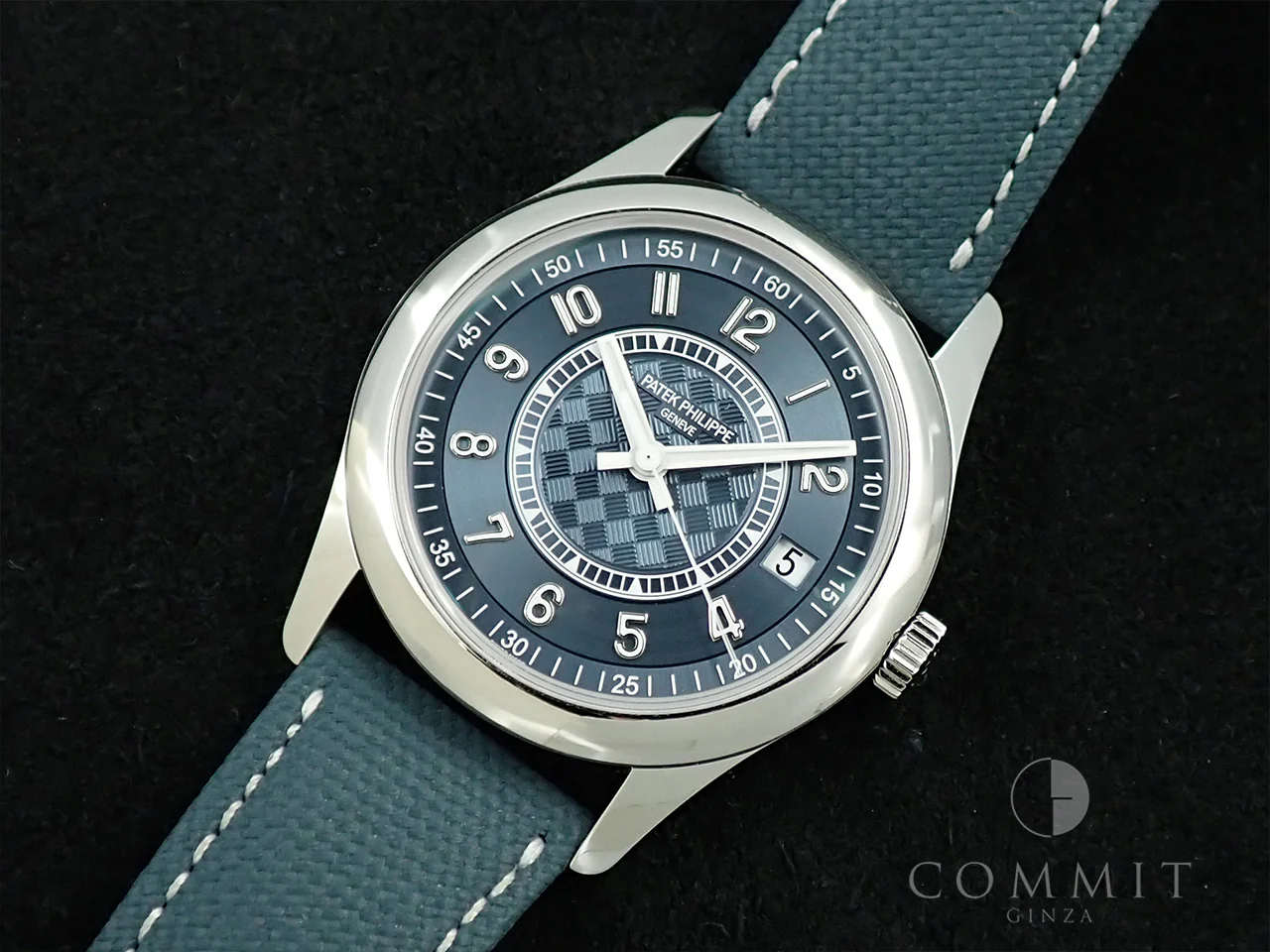 パテックフィリップ カラトラバ Ref.6007A-001 ステンレススチール グレーブルー文字盤 - Image 13