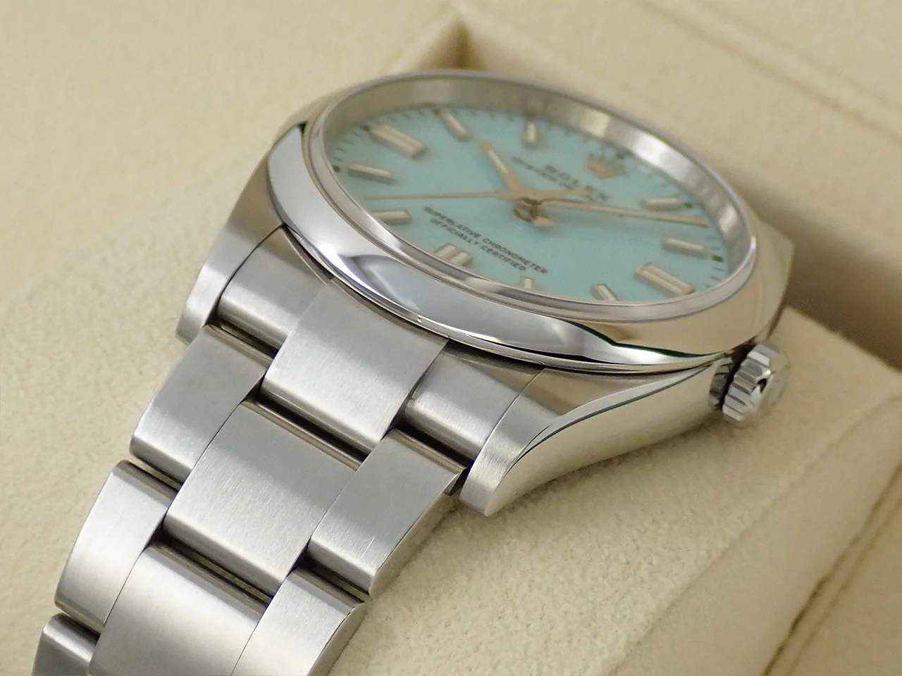 ロレックス オイスターパーペチュアル36 Ref.126000 ステンレススチール ターコイズ文字盤 - Image 6