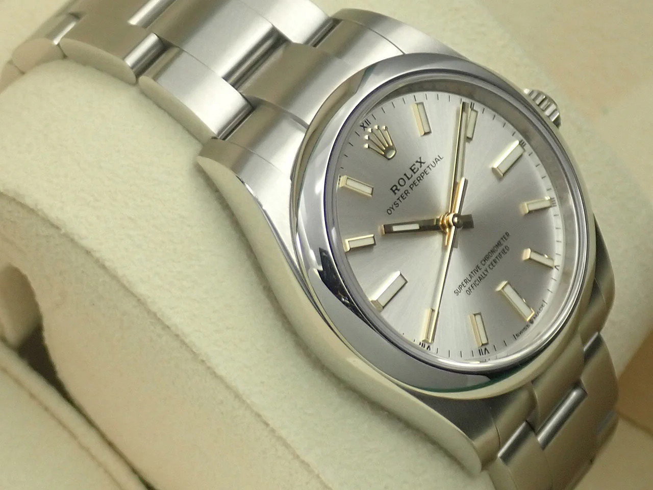 ロレックス オイスターパーペチュアル34 Ref.124200 ステンレススチール シルバー文字盤 - Image 4