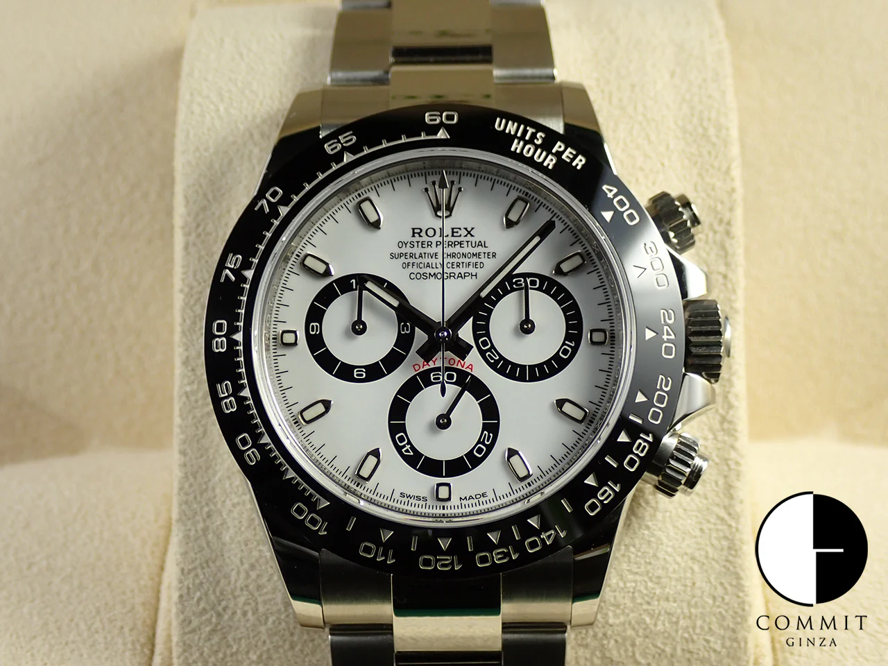 ロレックス デイトナ Ref.116500LN ステンレススチール ホワイト文字盤