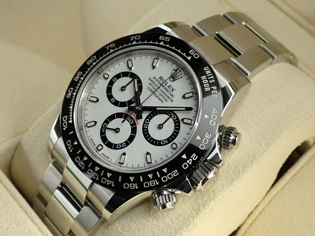 ロレックス デイトナ Ref.116500LN ステンレススチール ホワイト文字盤 - Image 4