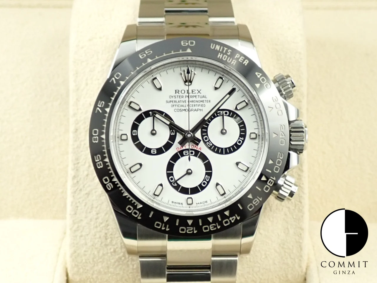 ロレックス デイトナ Ref.116500LN ステンレススチール ホワイト文字盤