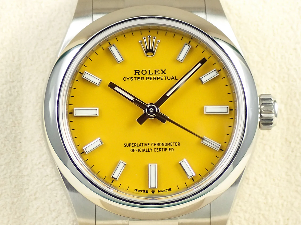 ロレックス オイスターパーペチュアル31 Ref.277200 ステンレススチール イエロー文字盤 - Image 3