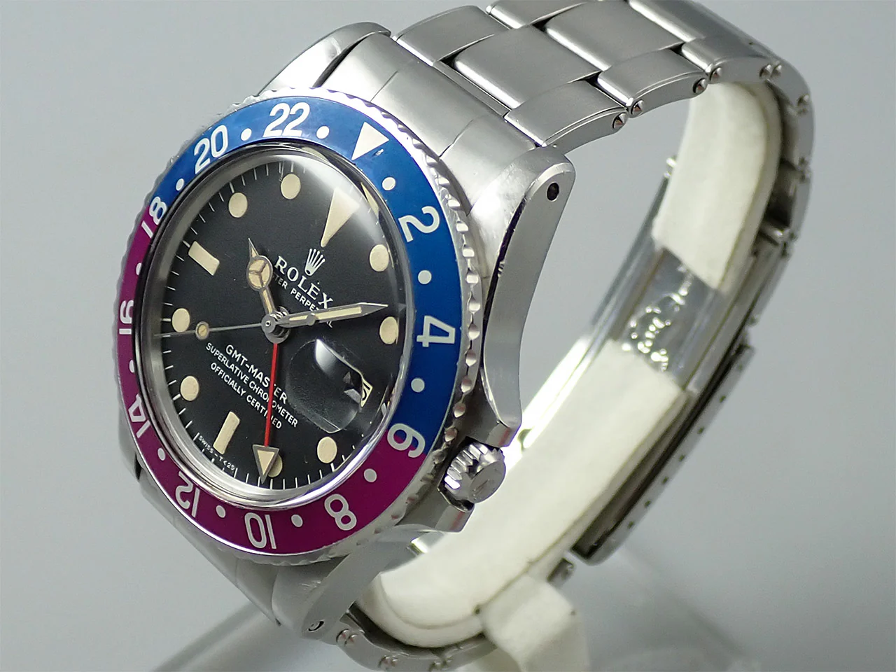 ロレックス GMTマスター Ref.1675 ステンレススチール ブラック文字盤 オイスターブレスレット - Image 4