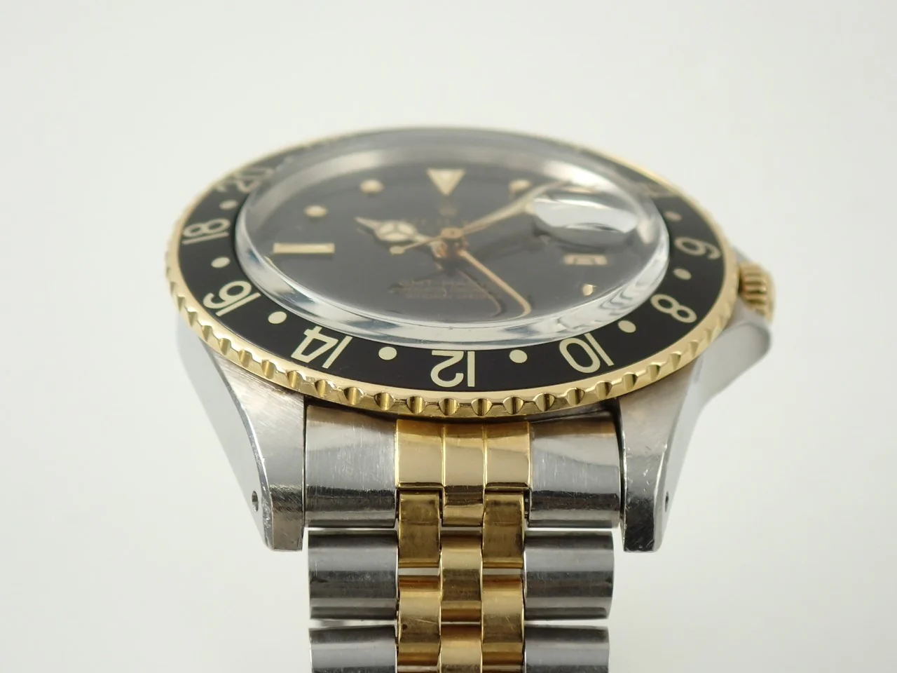 ロレックス GMTマスター Ref.16753 ステンレススチール/イエローゴールド ブラック文字盤 ジュビリーブレスレット 中古 M5X4YAFC - Image 6