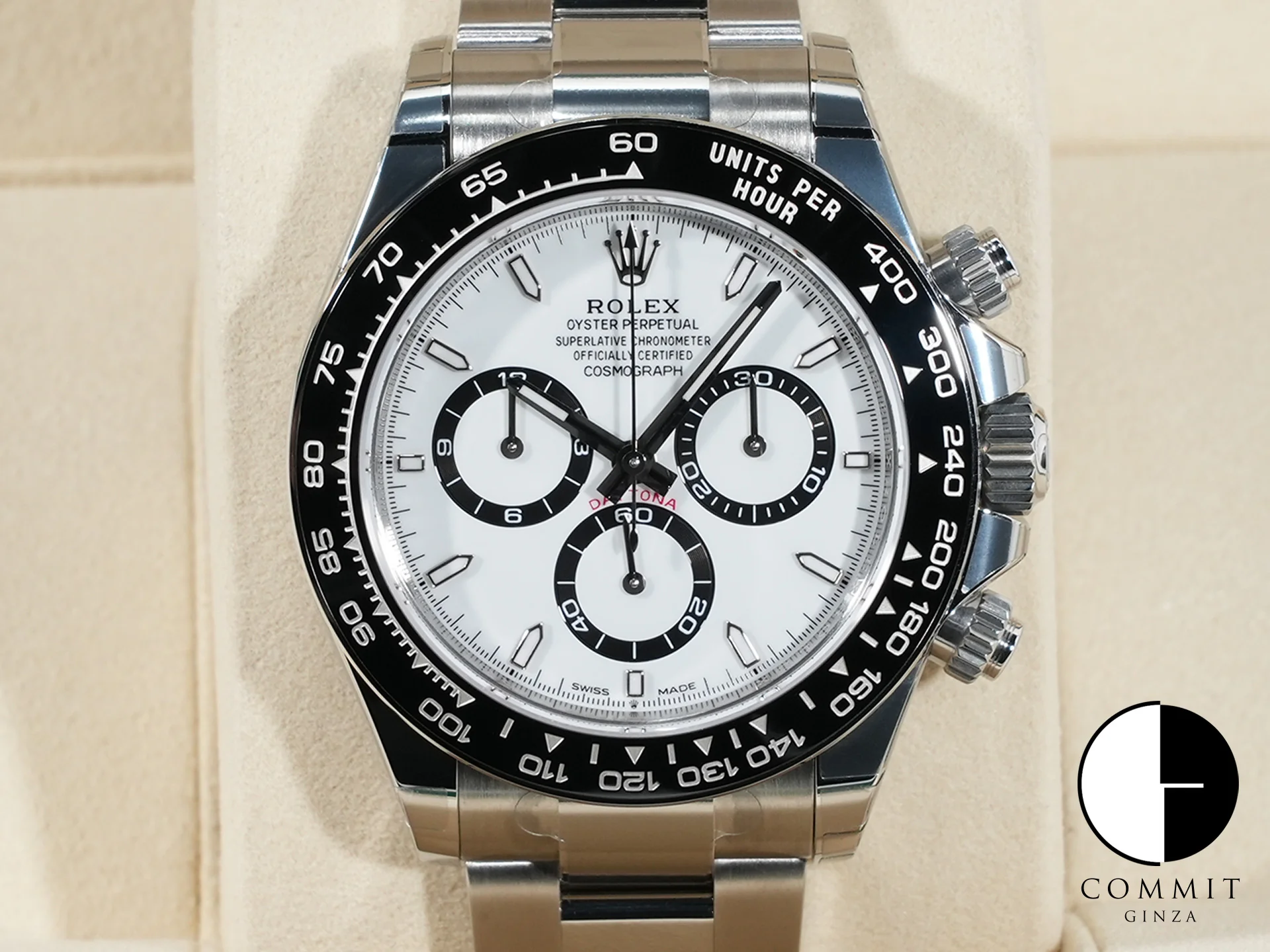 ロレックス デイトナ Ref.126500LN ステンレススチール ホワイト文字盤