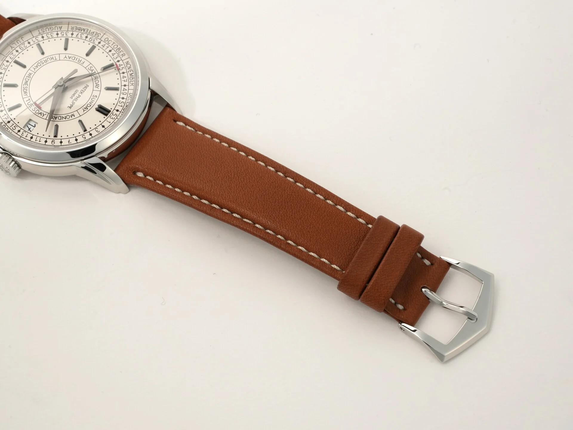パテックフィリップ カラトラバ ウィークリーカレンダー Ref.5212A-001 ステンレススチール シルバー文字盤 - Image 7