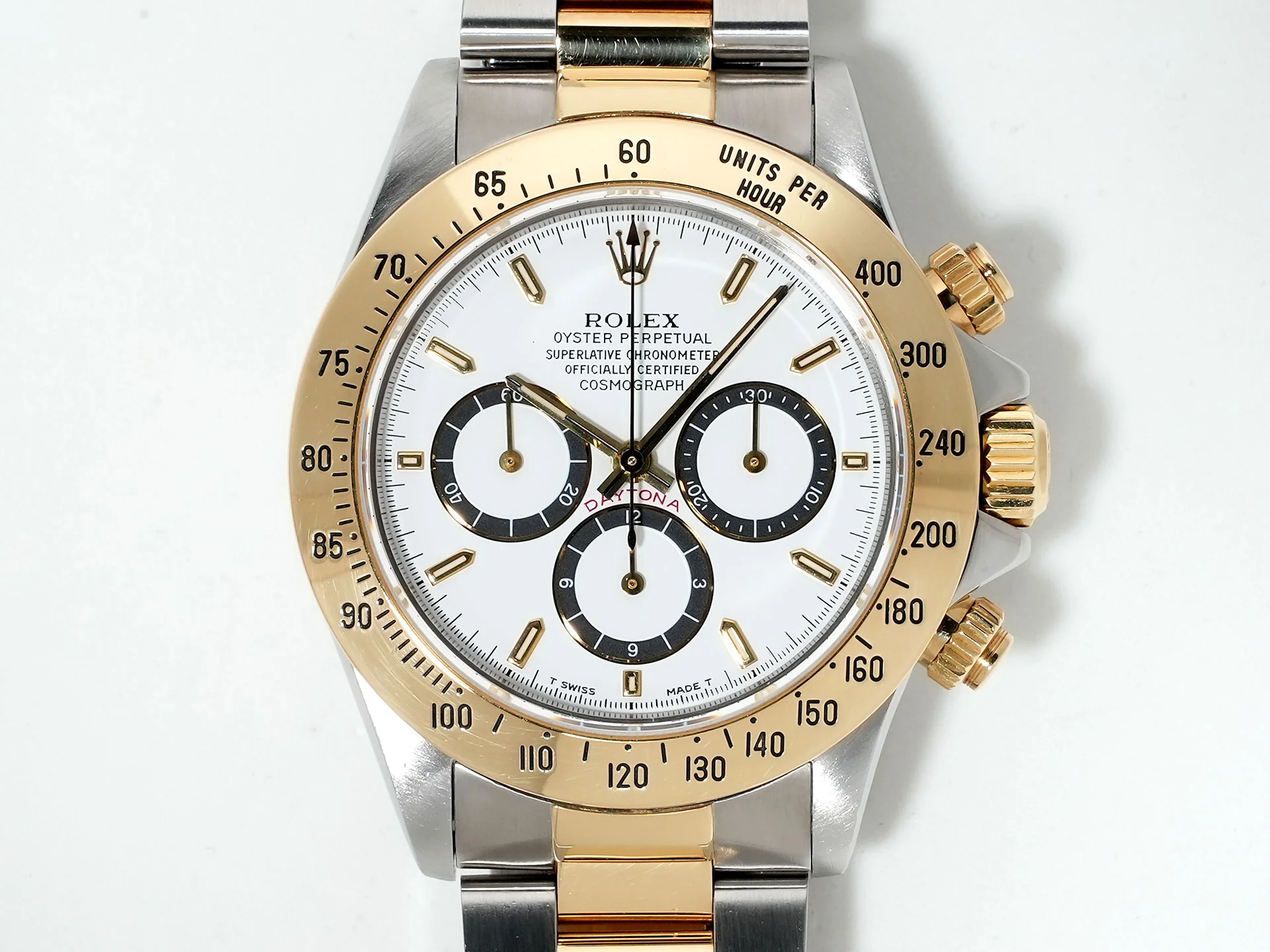 ロレックス デイトナ エルプリメロ Ref.16523 ステンレススチール/イエローゴールド ホワイト文字盤 中古 mb9ebf3n - Image 2