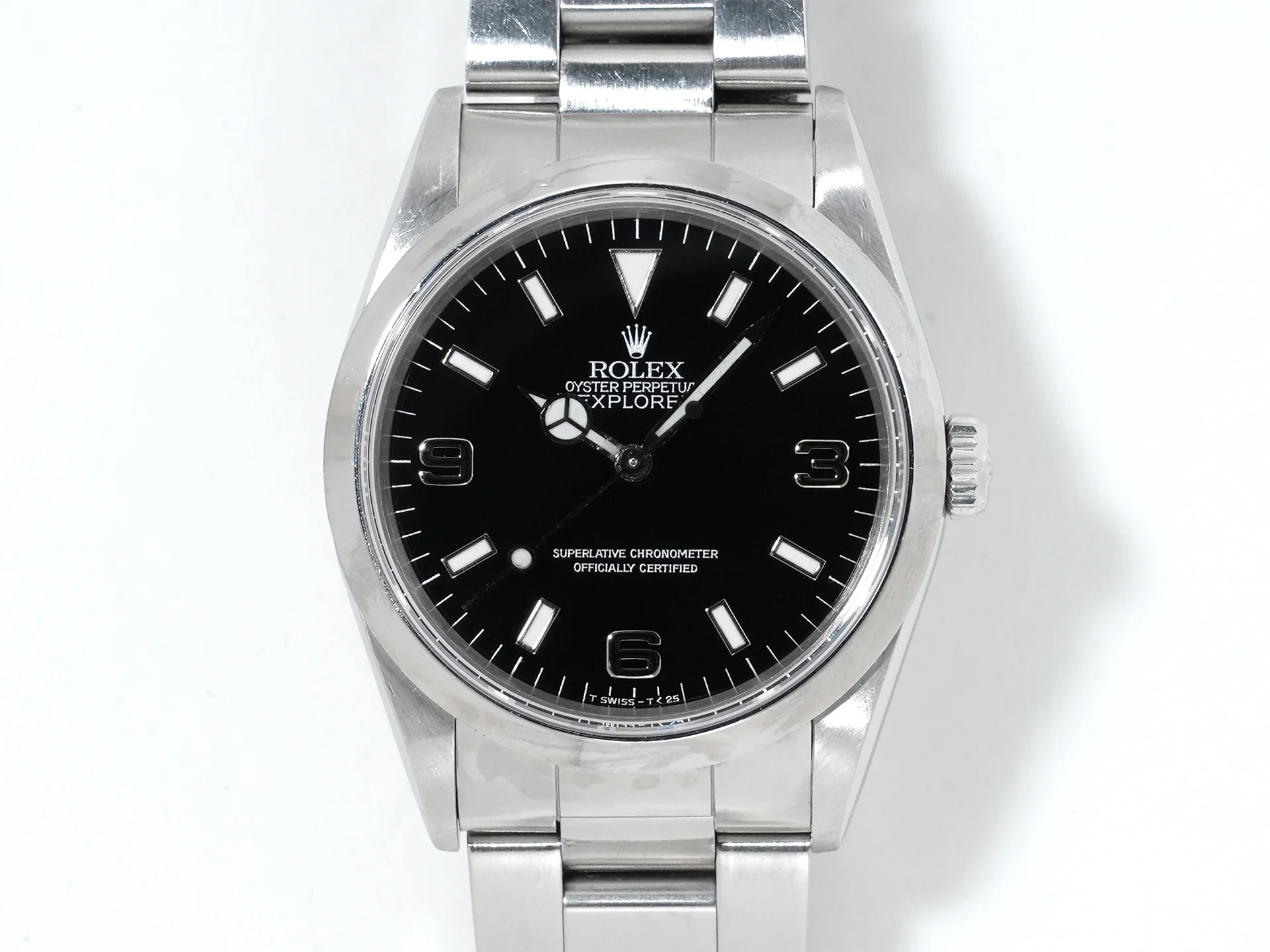 ロレックス エクスプローラーI Ref.14270 ステンレススチール ブラック文字盤 オイスターブレスレット 中古 md4hc9v4 - Image 2