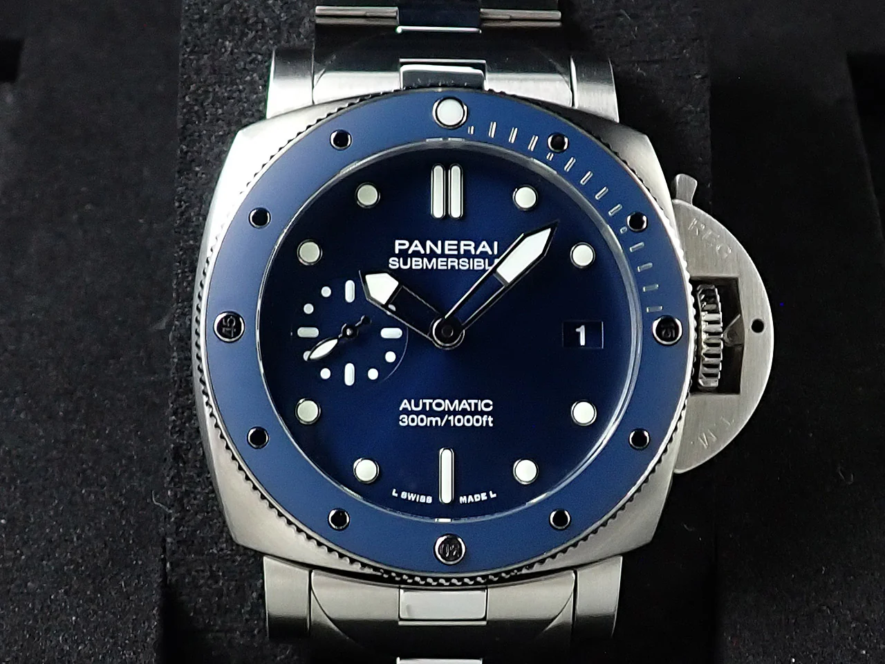 パネライ サブマーシブル ブルー ノッテ Ref.PAM01068 ブルー文字盤 美品 MK6J6377 - Image 2