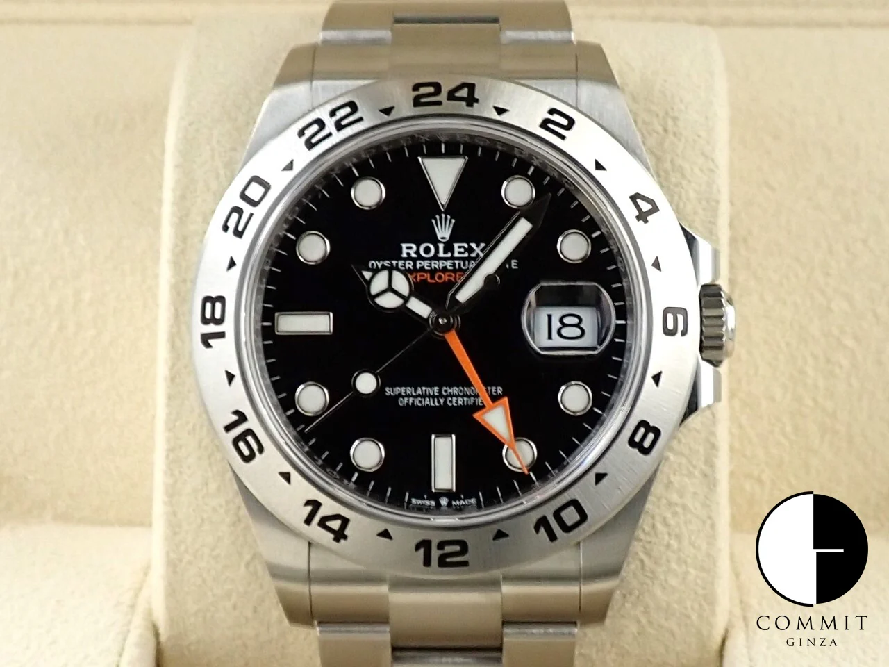 ロレックス エクスプローラーII Ref.226570 ステンレススチール ブラック文字盤