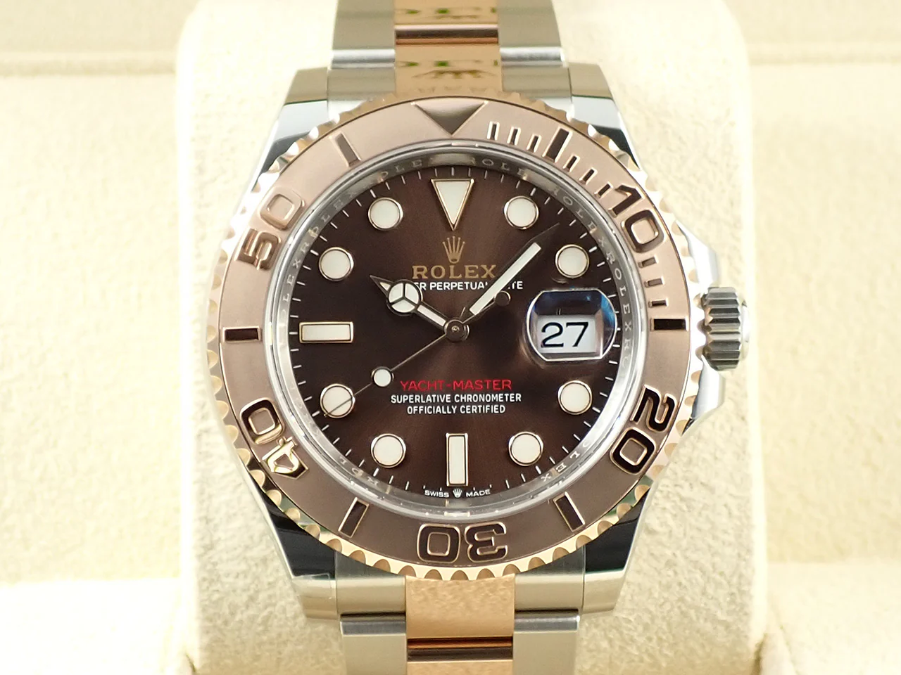 ロレックス ヨットマスター40 Ref.126621 ステンレススチール/エバーローズゴールド チョコレート文字盤 - Image 2