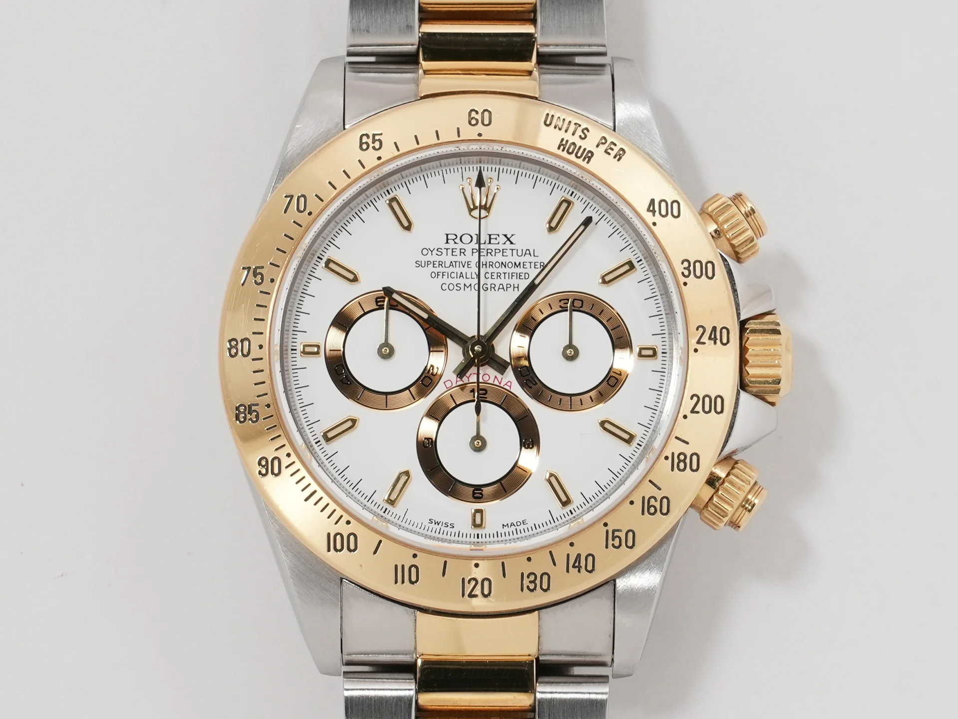 ロレックス デイトナ エルプリメロ Ref.16523 ステンレススチール/イエローゴールド ホワイト文字盤 中古 mp5a6xxp - Image 2
