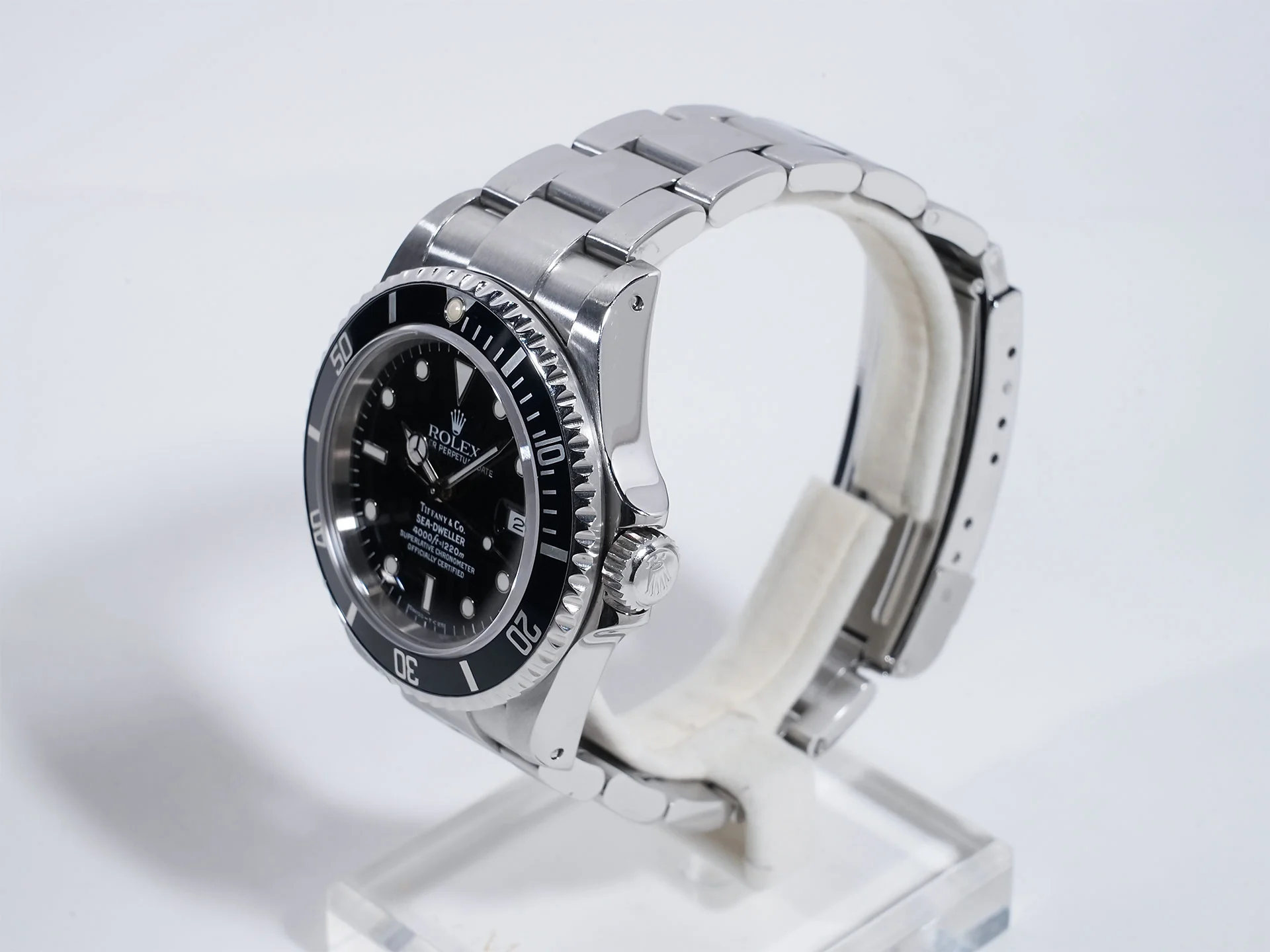 ロレックス シードゥエラー ティファニー Ref.16600 ステンレススチール ブラック文字盤 - Image 4