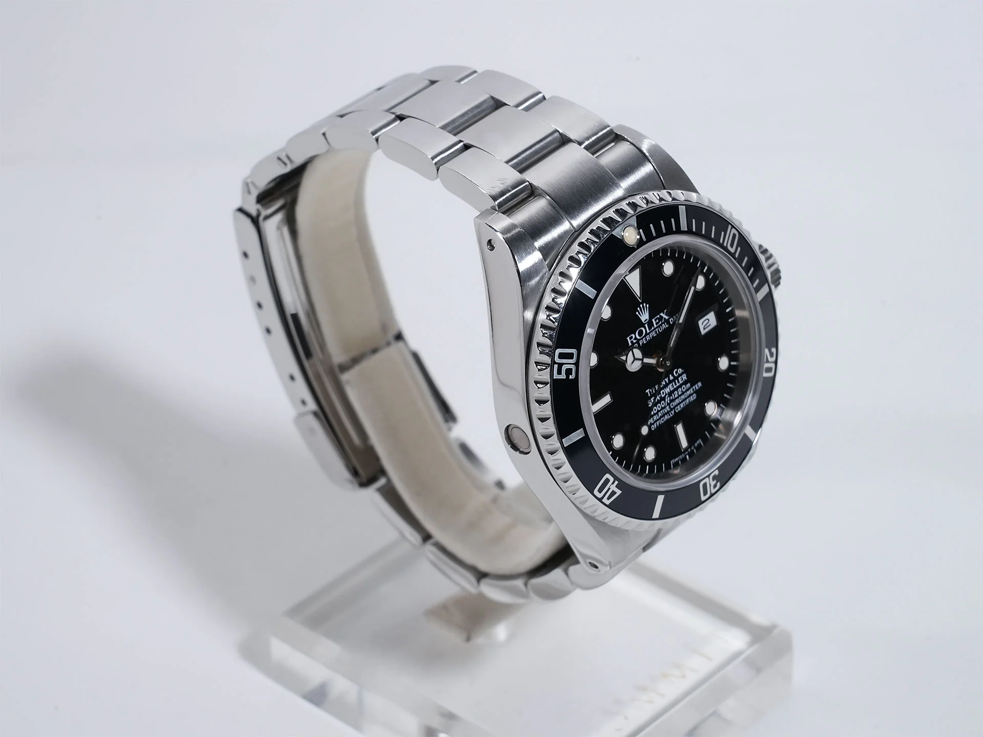 ロレックス シードゥエラー ティファニー Ref.16600 ステンレススチール ブラック文字盤 - Image 5