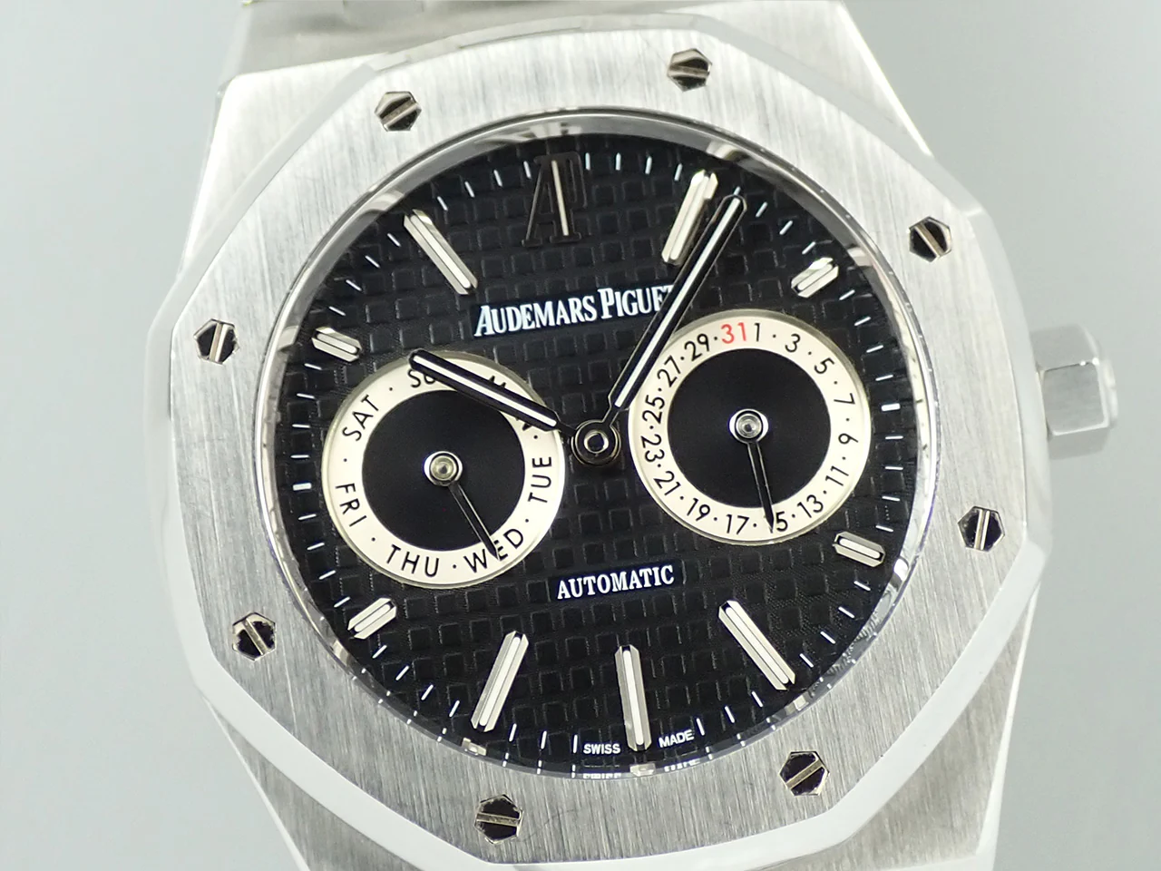 オーデマピゲ ロイヤルオーク デイデイト Ref.26330ST.OO.1220ST.01 ステンレススチール ブラック文字盤 - Image 3