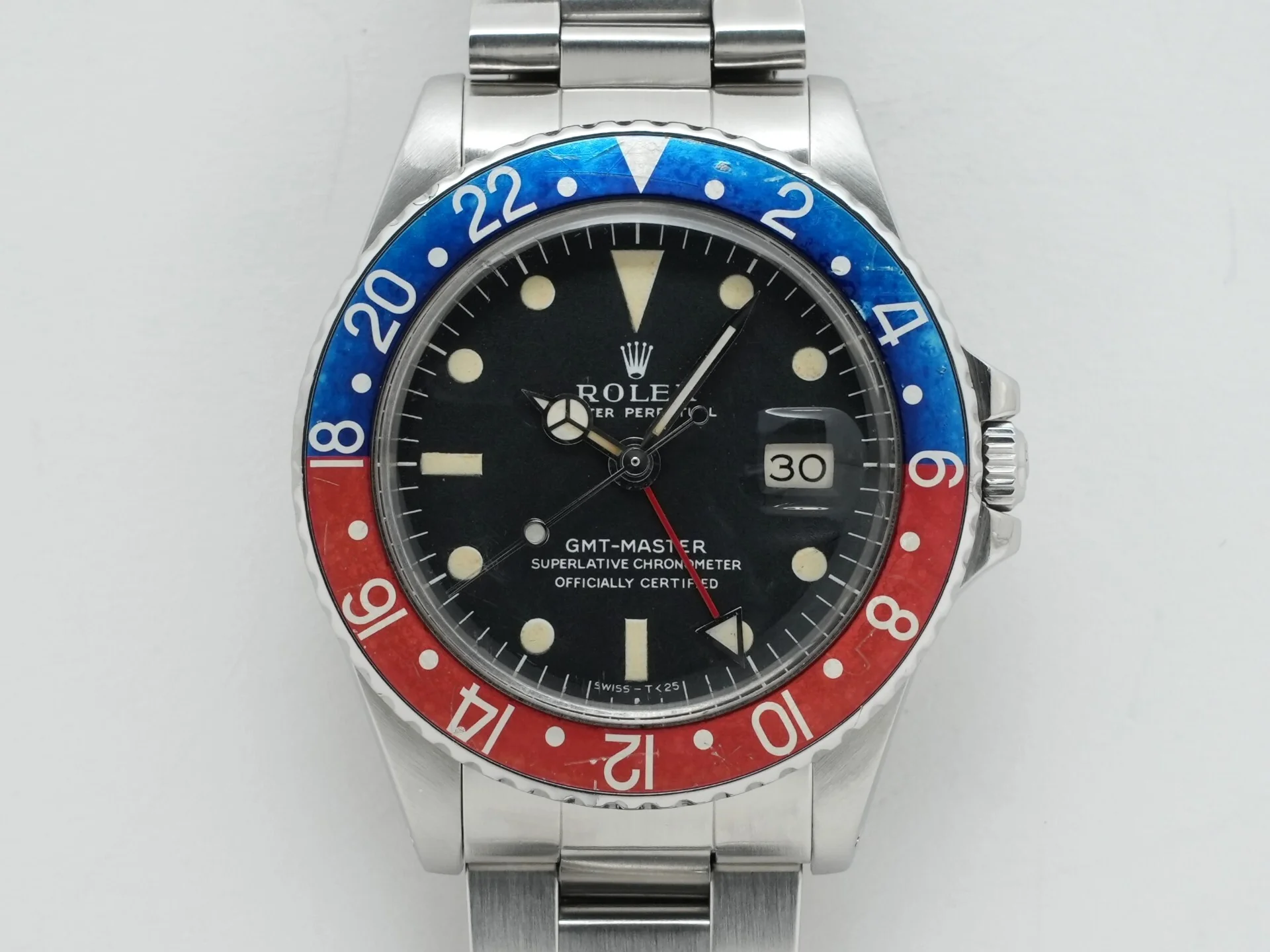 ロレックス GMTマスター Ref.1675 ステンレススチール ブラック文字盤 オイスターブレスレット - Image 2