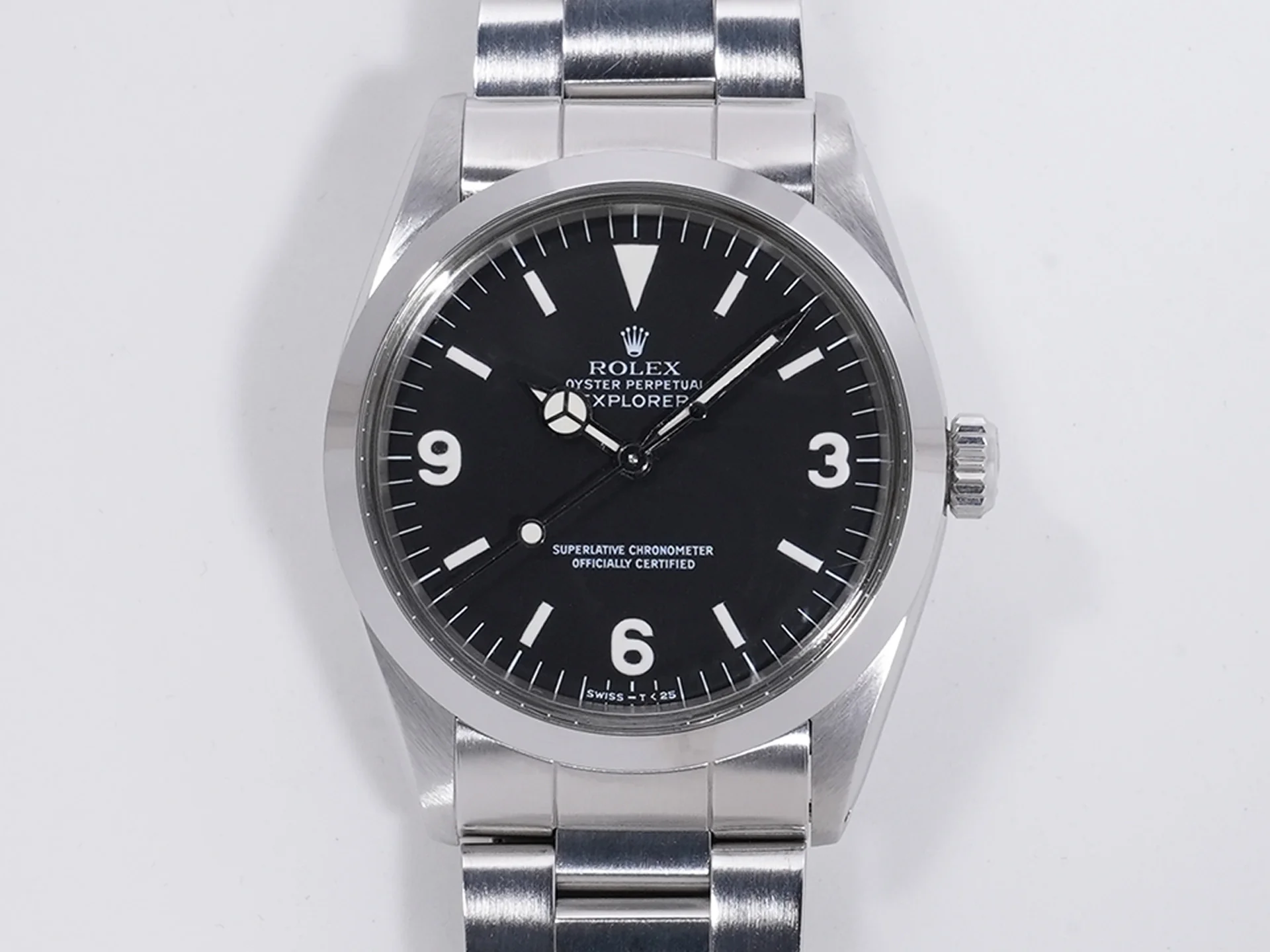 ロレックス エクスプローラーI Ref.1016 ステンレススチール ブラック文字盤 中古 mz4qcqiq - Image 2