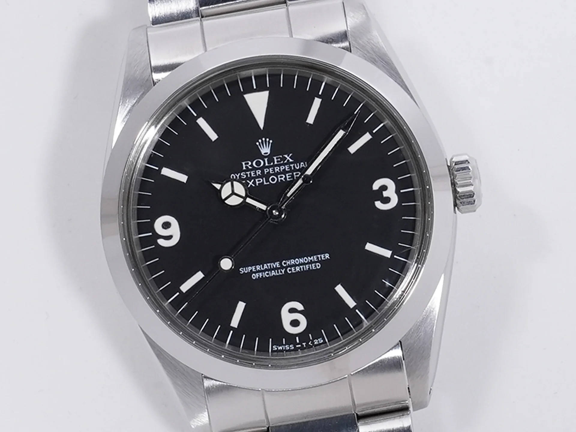 ロレックス エクスプローラーI Ref.1016 ステンレススチール ブラック文字盤 中古 mz4qcqiq - Image 3