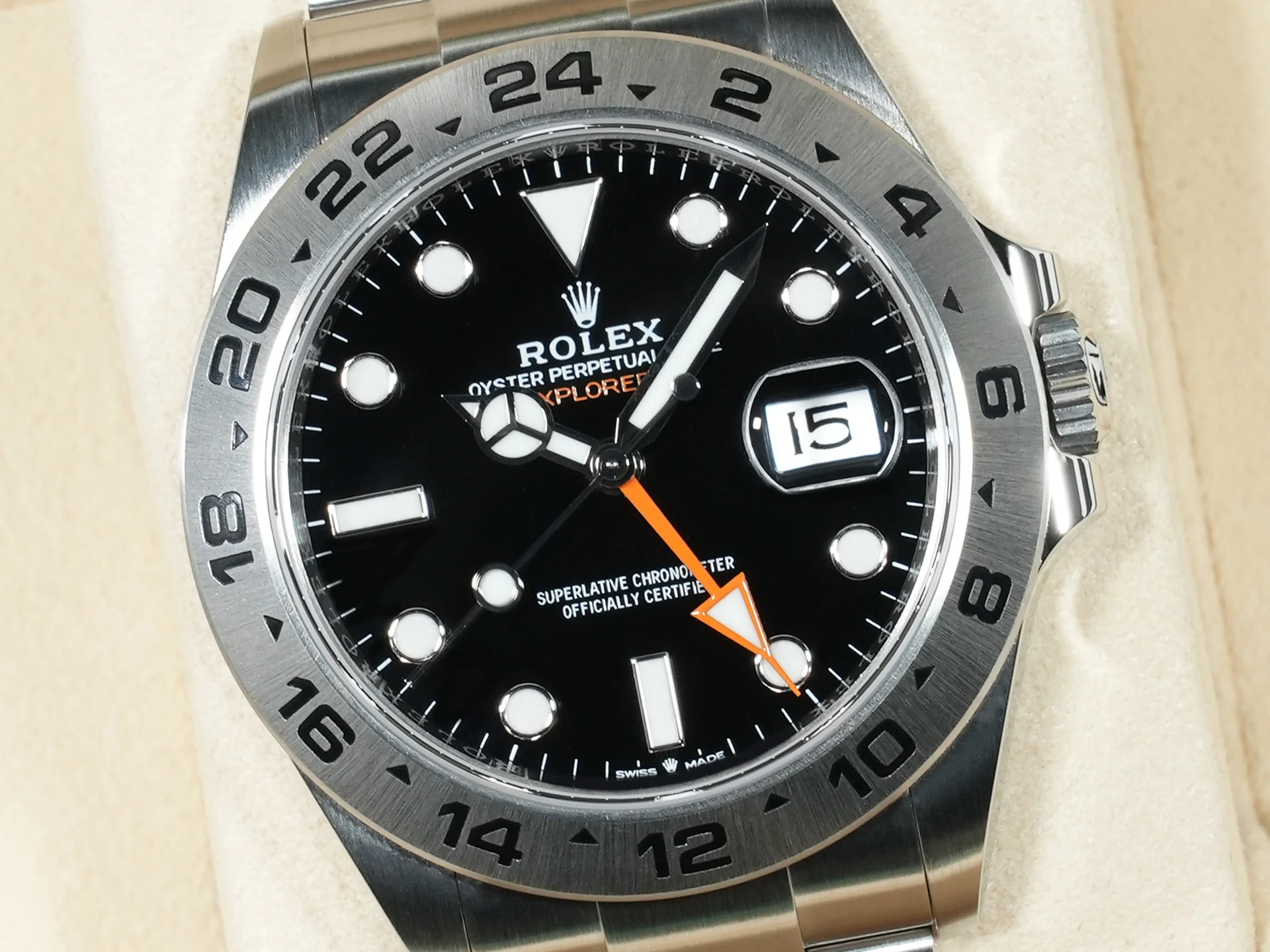 ロレックス エクスプローラーII Ref.226570 ステンレススチール ブラック文字盤 - Image 3