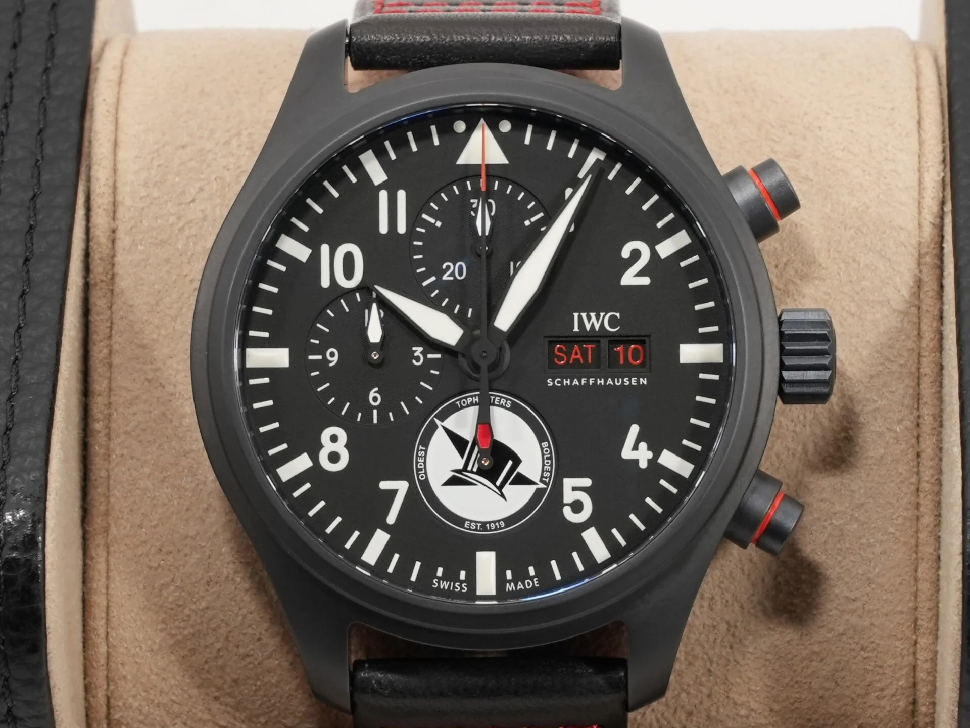 IWC パイロットウォッチ クロノグラフ トップハッターズ Ref.IW389108 ブラック文字盤 未使用 nagpmgdw - Image 2